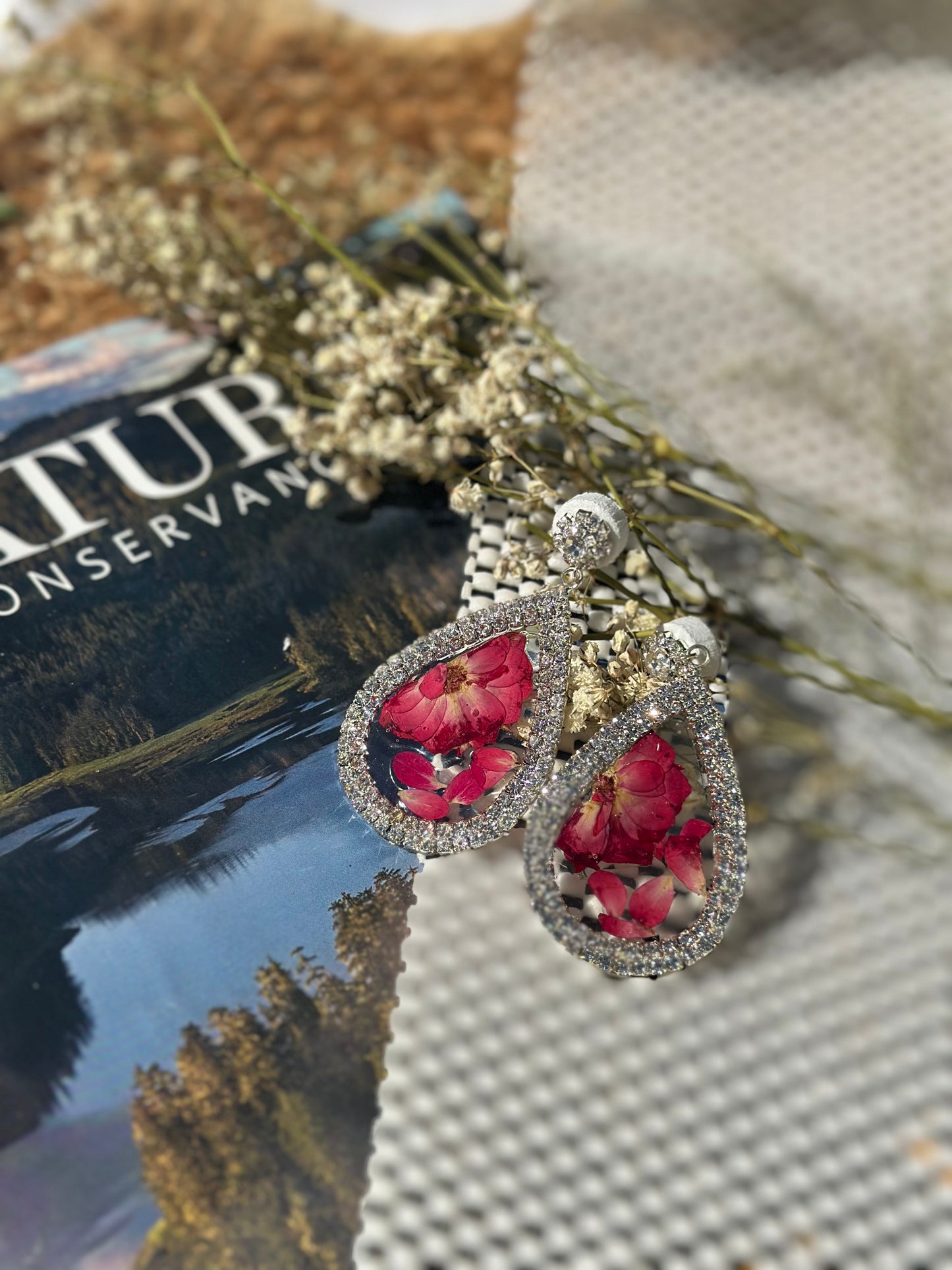 Rose Petals Earrings