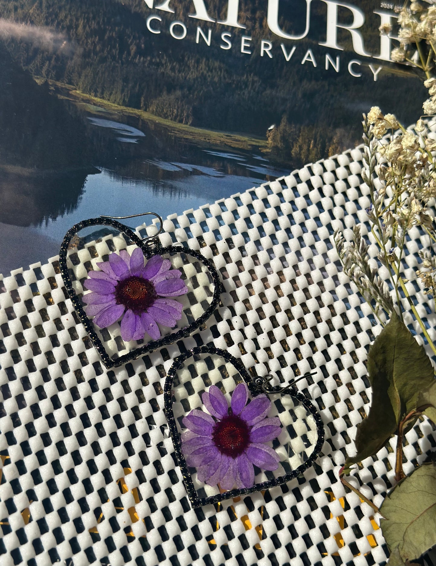 Purple Party Earrings