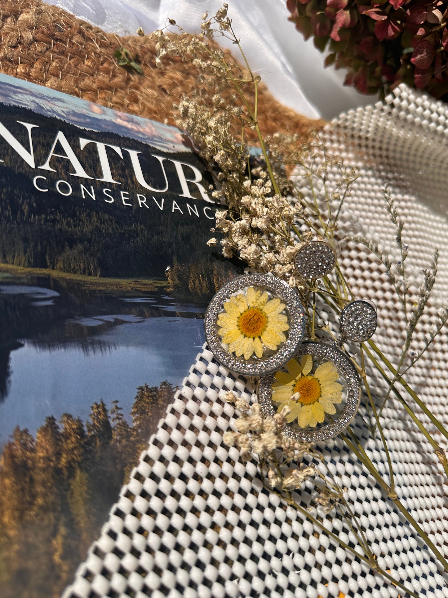 Yellow Daisy Earrings