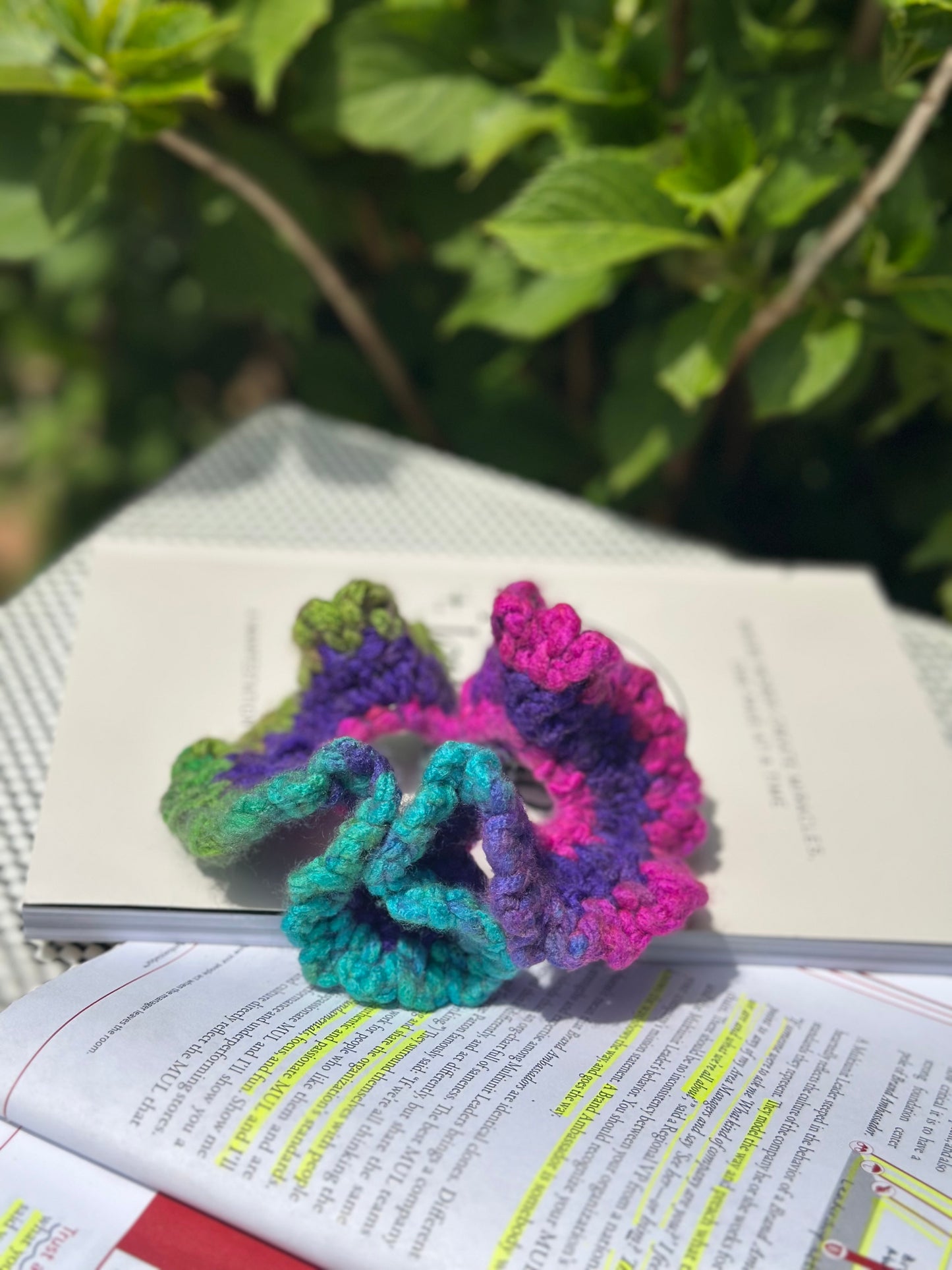 Crochet Scrunchies- Multicolored