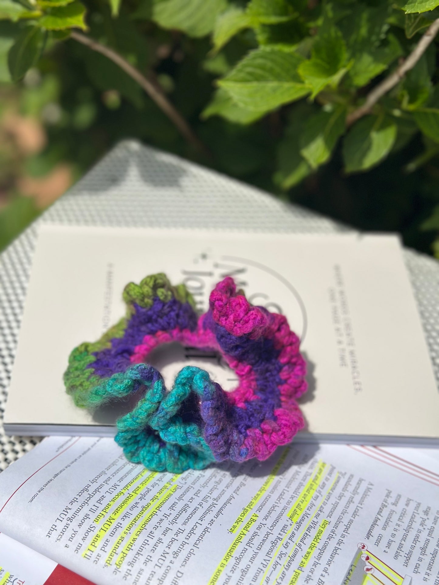 Crochet Scrunchies- Multicolored