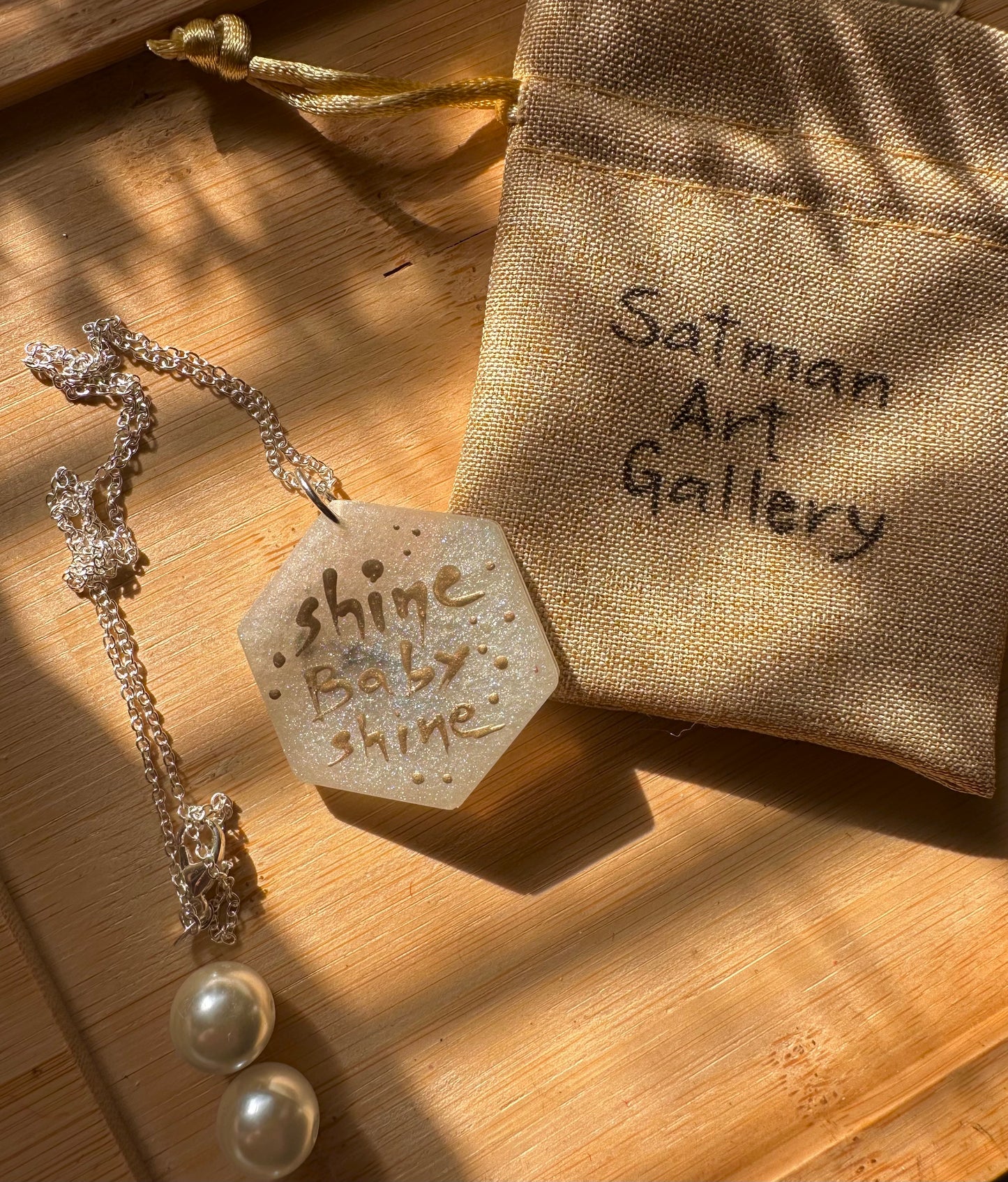 Wear Your Story Pendant- Shine Baby Shine