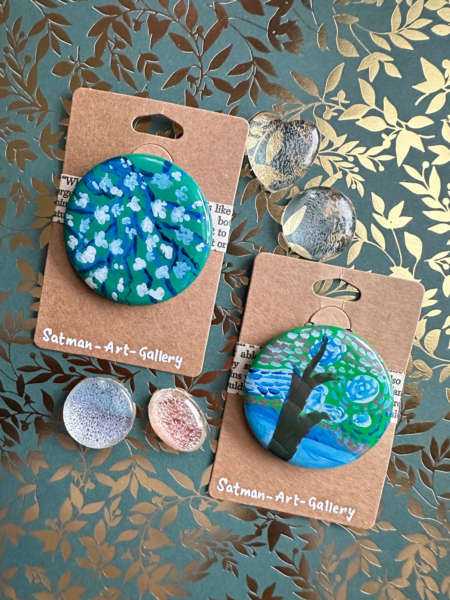 Van Gogh inspired Acrylic Pins
