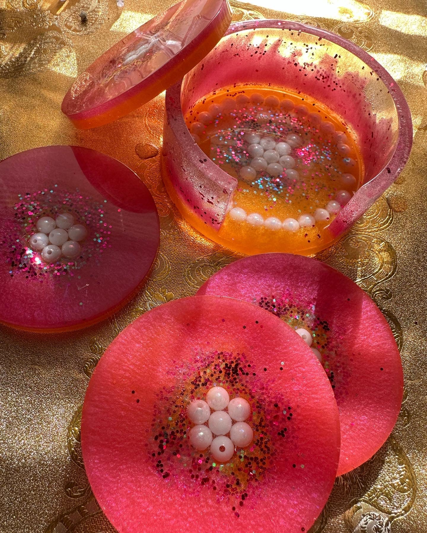 Resin Coaster Set