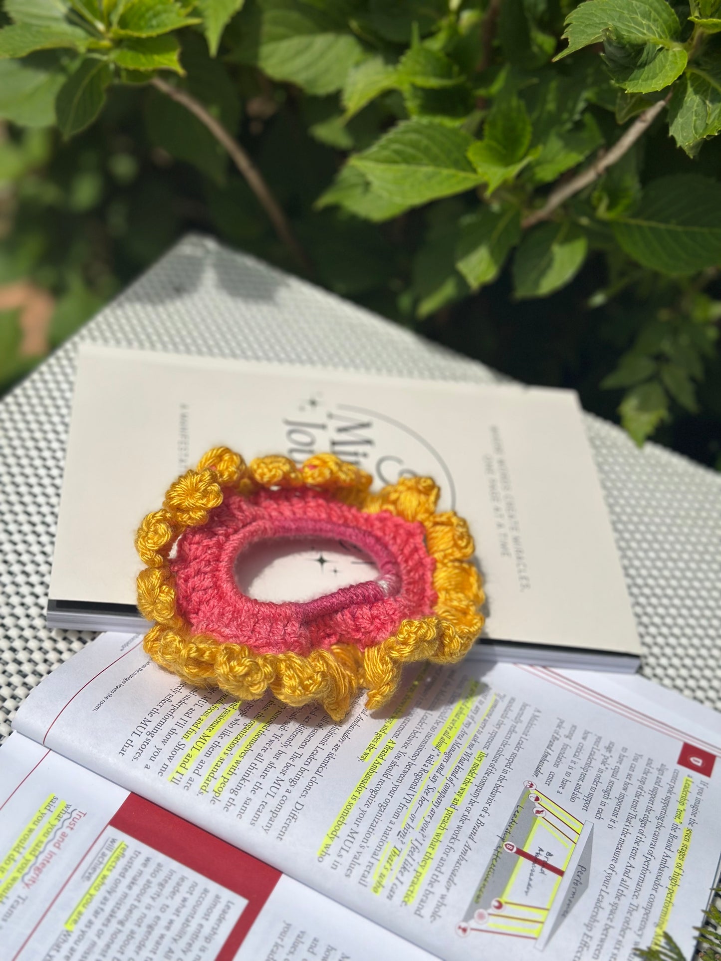Crochet Scrunchies- Marigold