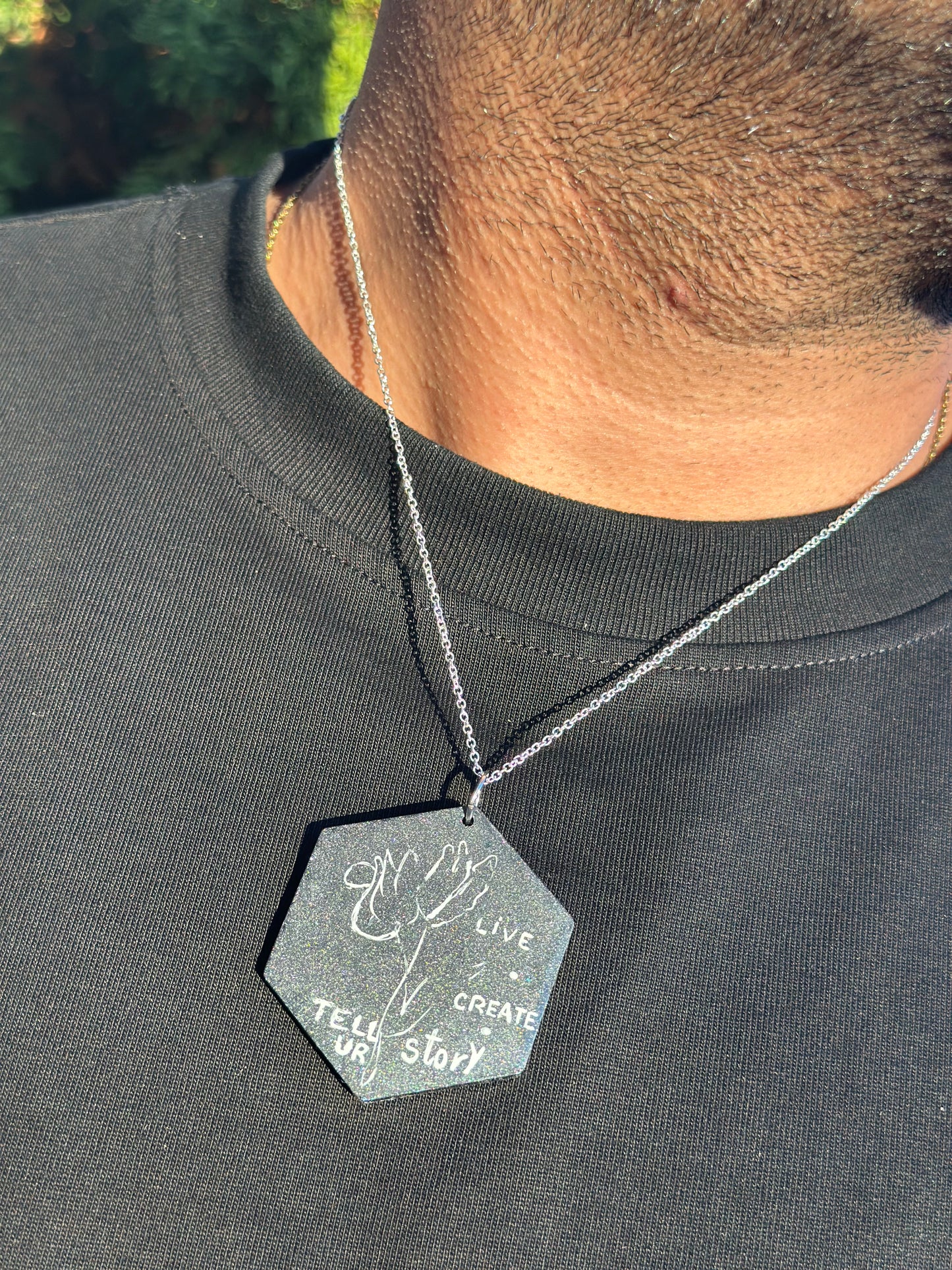 Wear Your Story- Resin Pendants