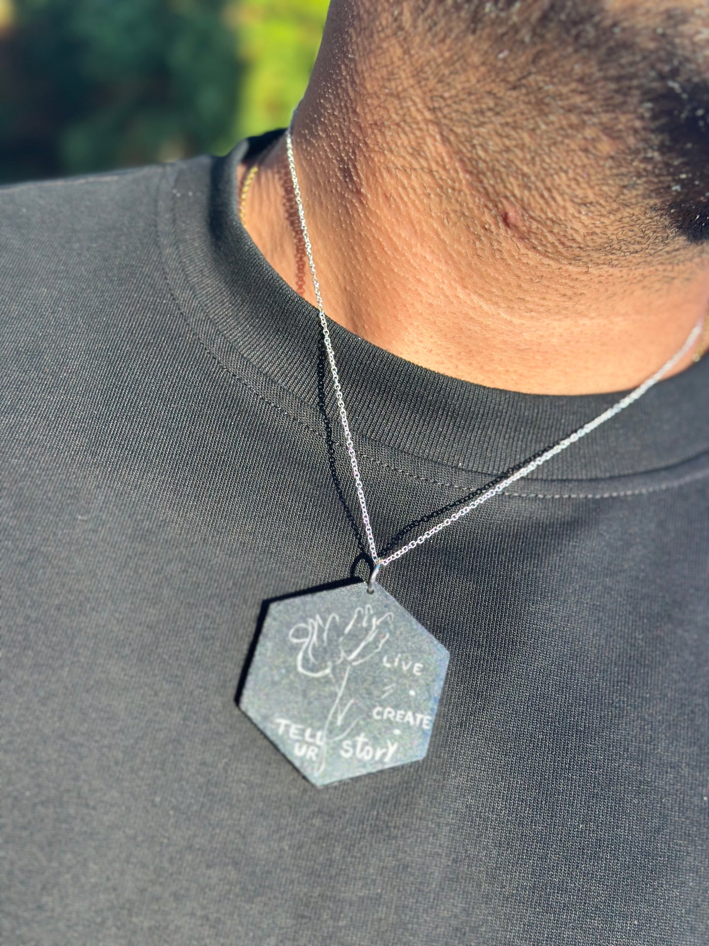 Wear Your Story- Resin Pendants