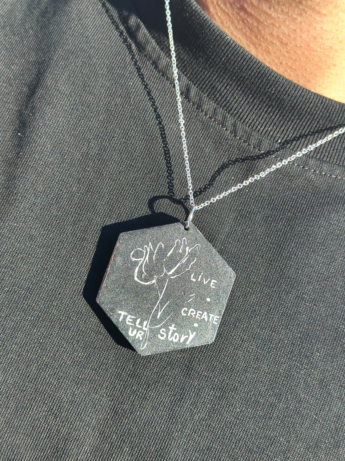 Wear Your Story- Resin Pendants