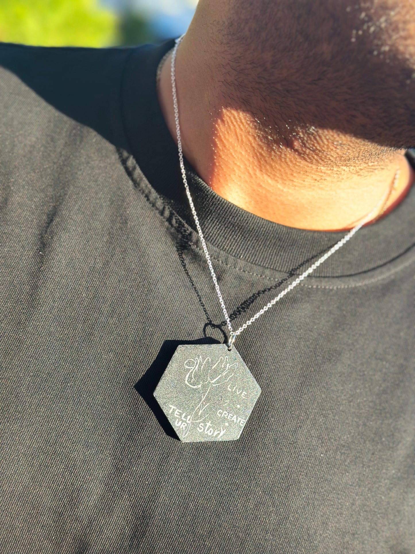 Wear Your Story- Resin Pendants