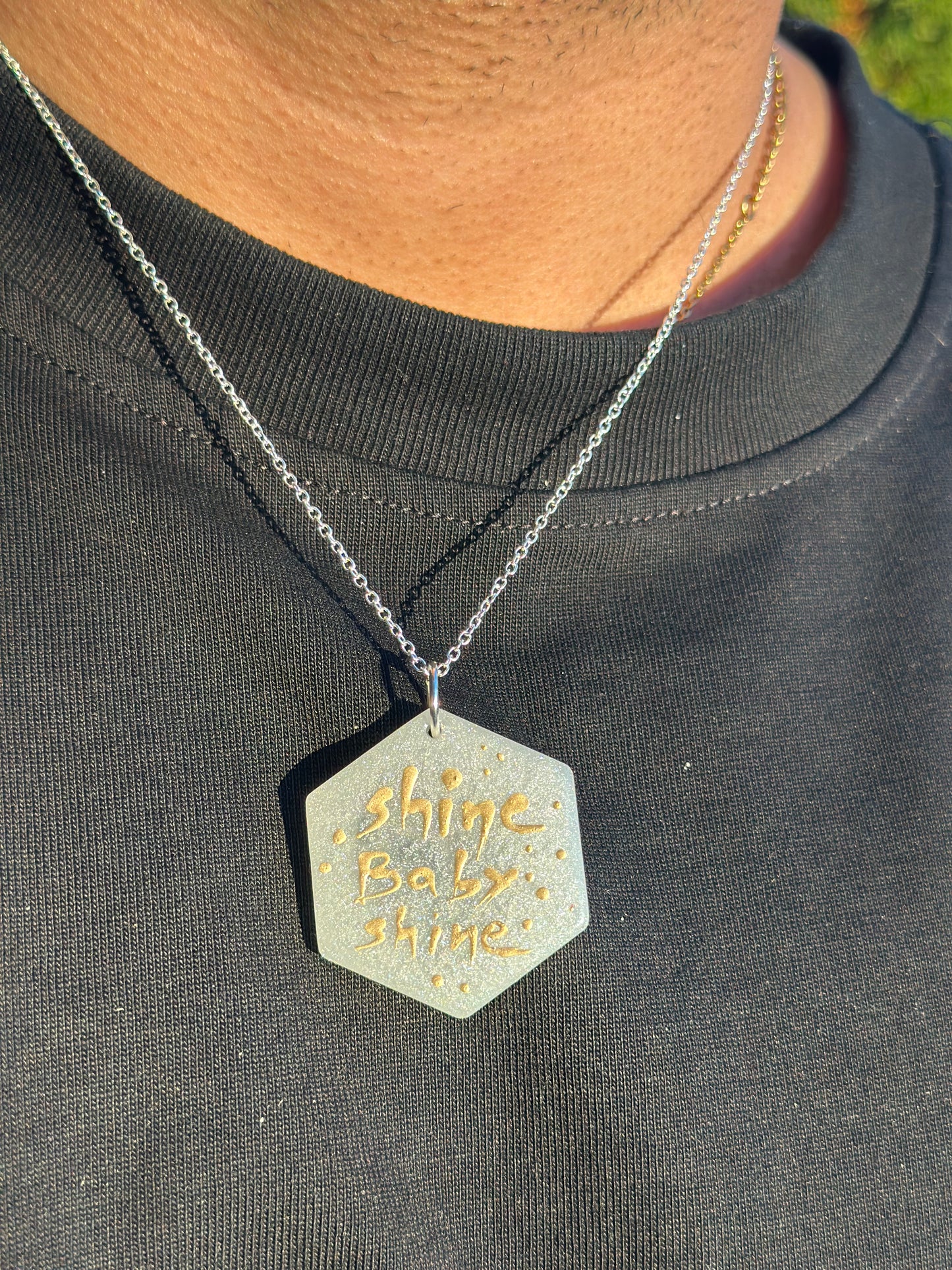 Wear Your Story Pendant- Shine Baby Shine