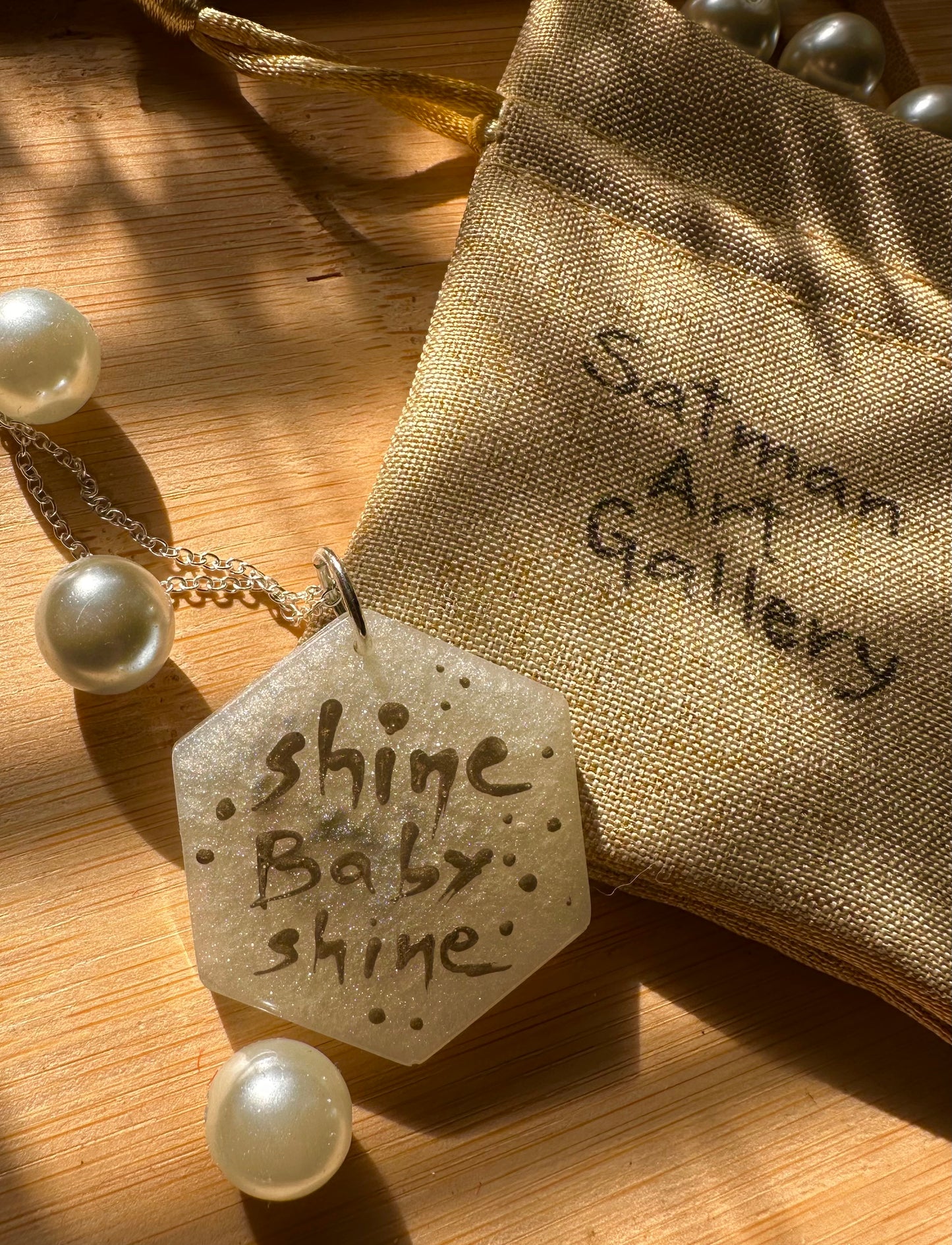 Wear Your Story Pendant- Shine Baby Shine