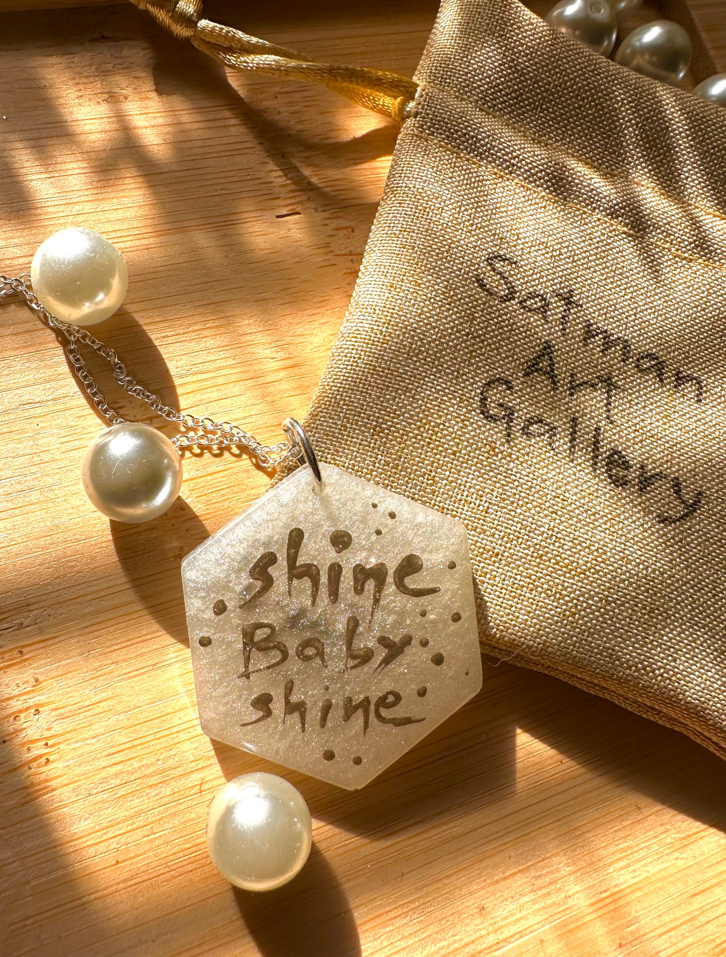 Wear Your Story Pendant- Shine Baby Shine
