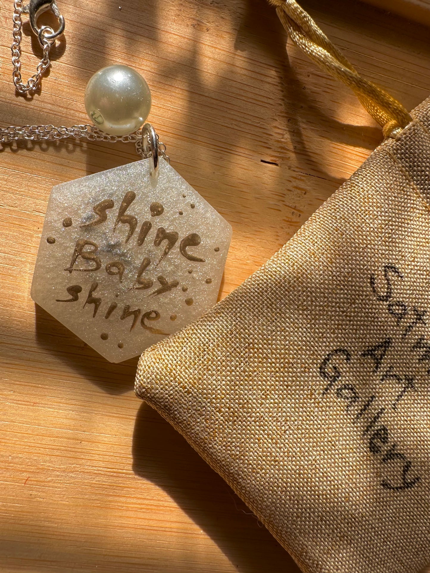 Wear Your Story Pendant- Shine Baby Shine