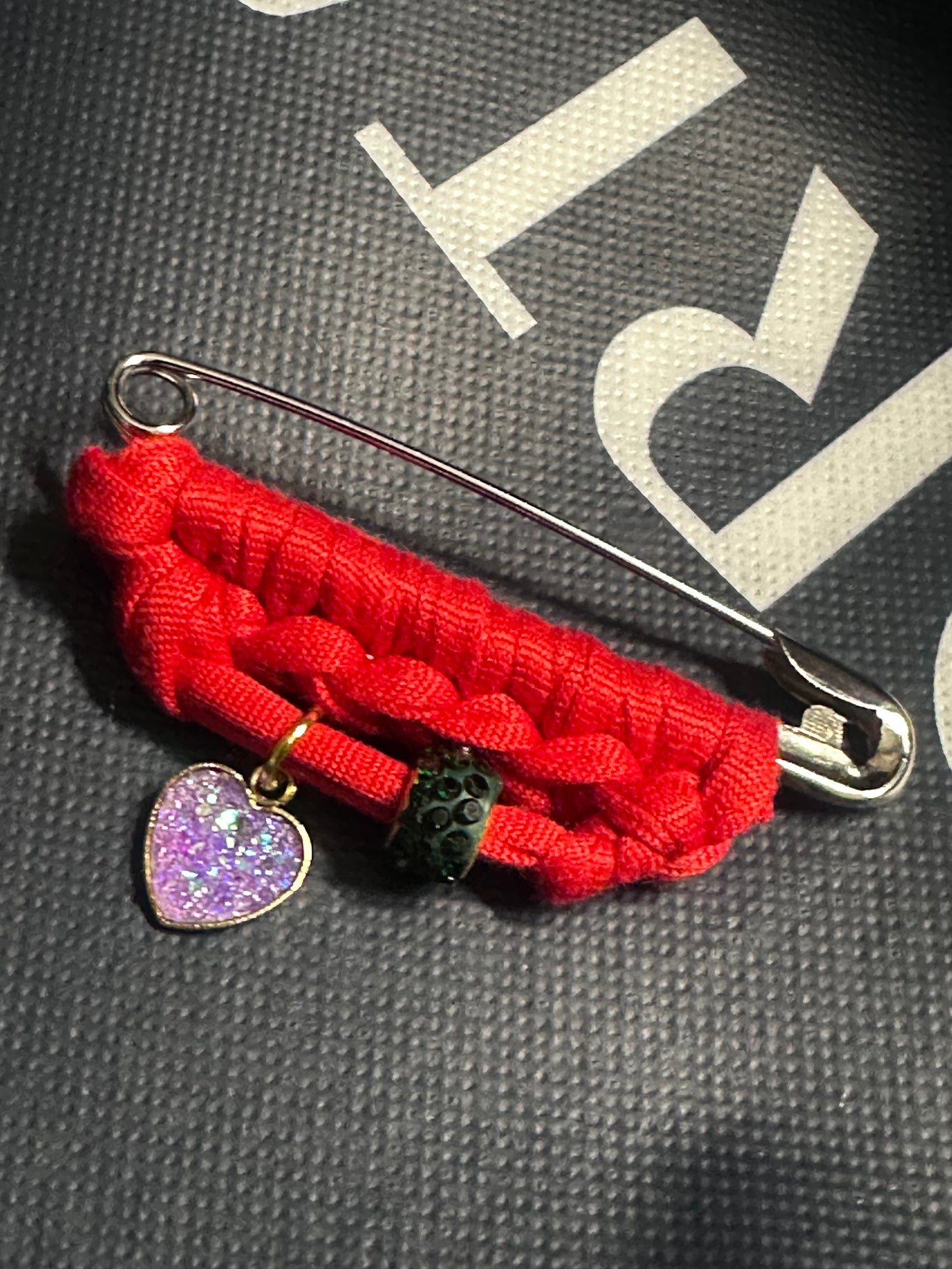 Crochet Safety Pin Brooches