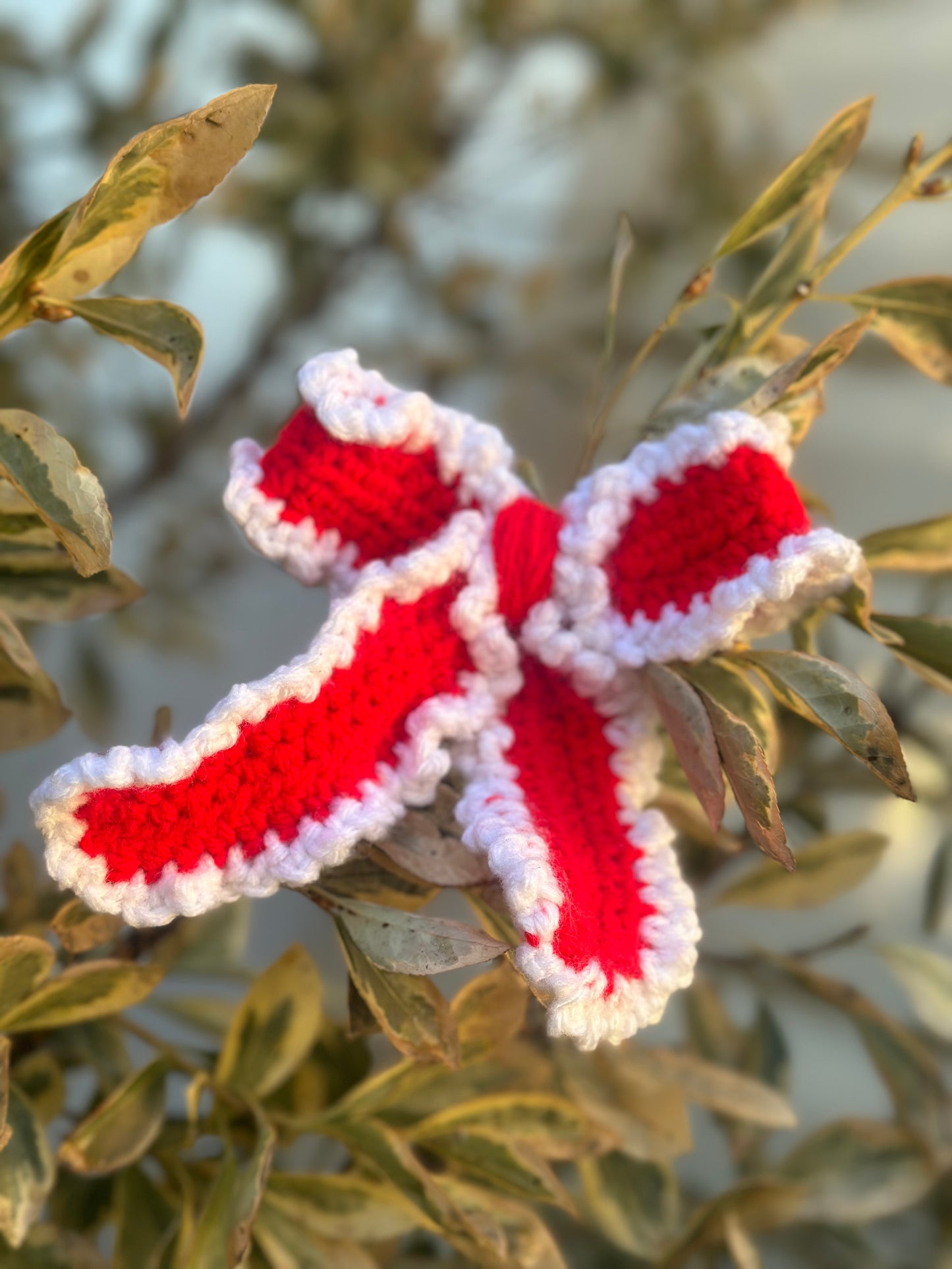 Crochet Bow Clips