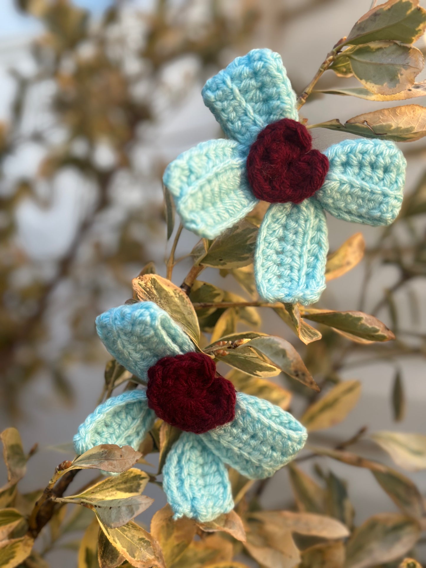 Crochet Bow Clips