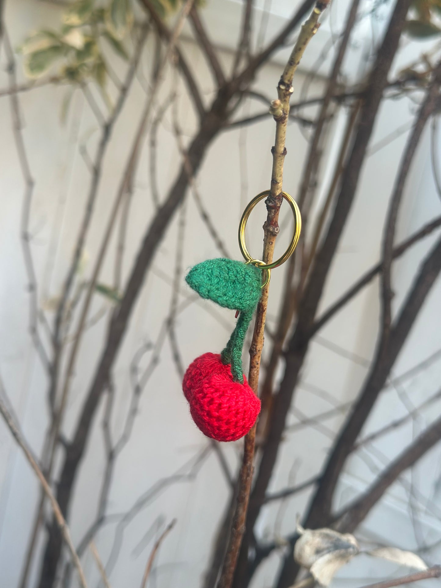 Crochet Red Keychains