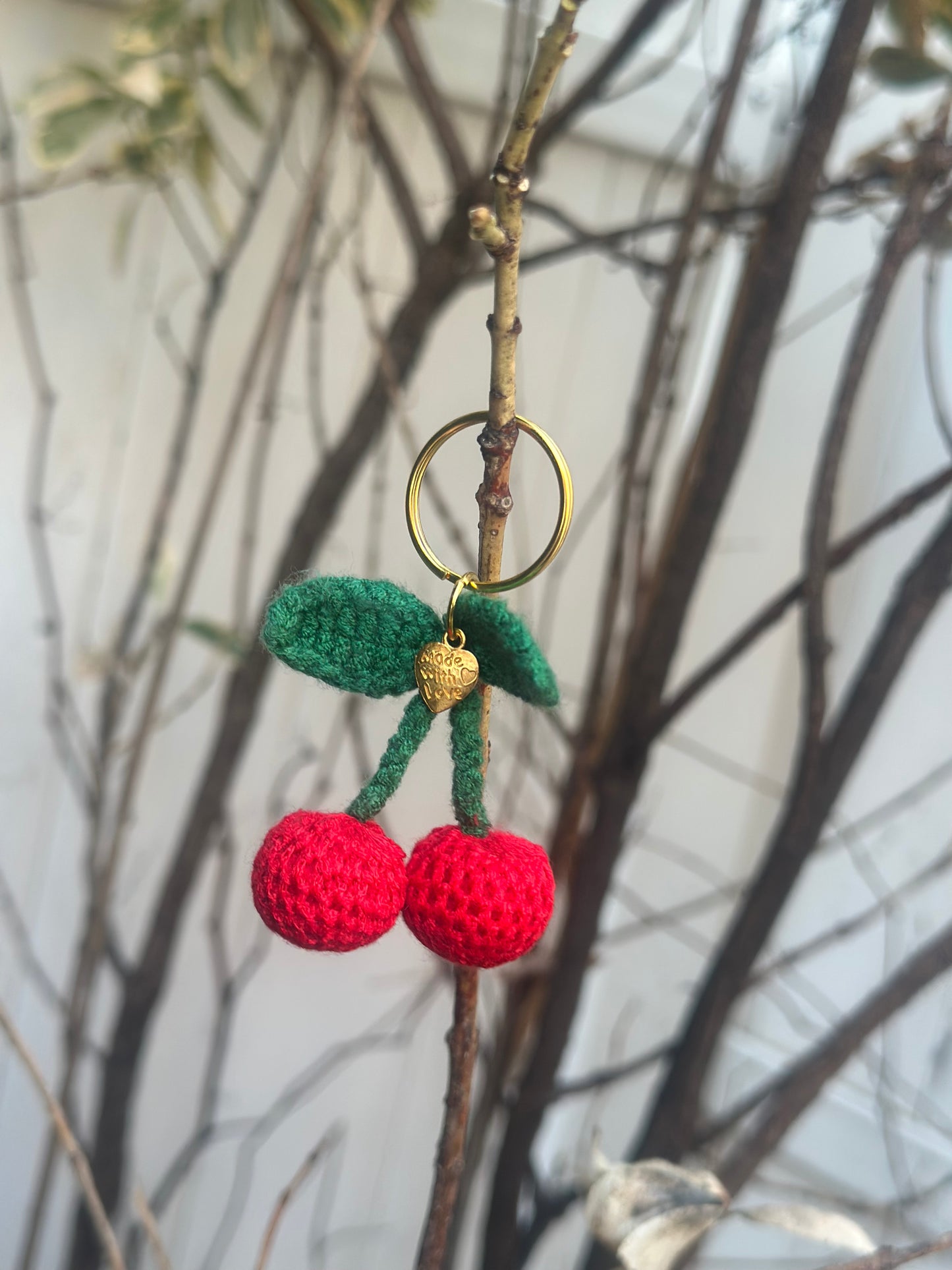 Crochet Red Keychains