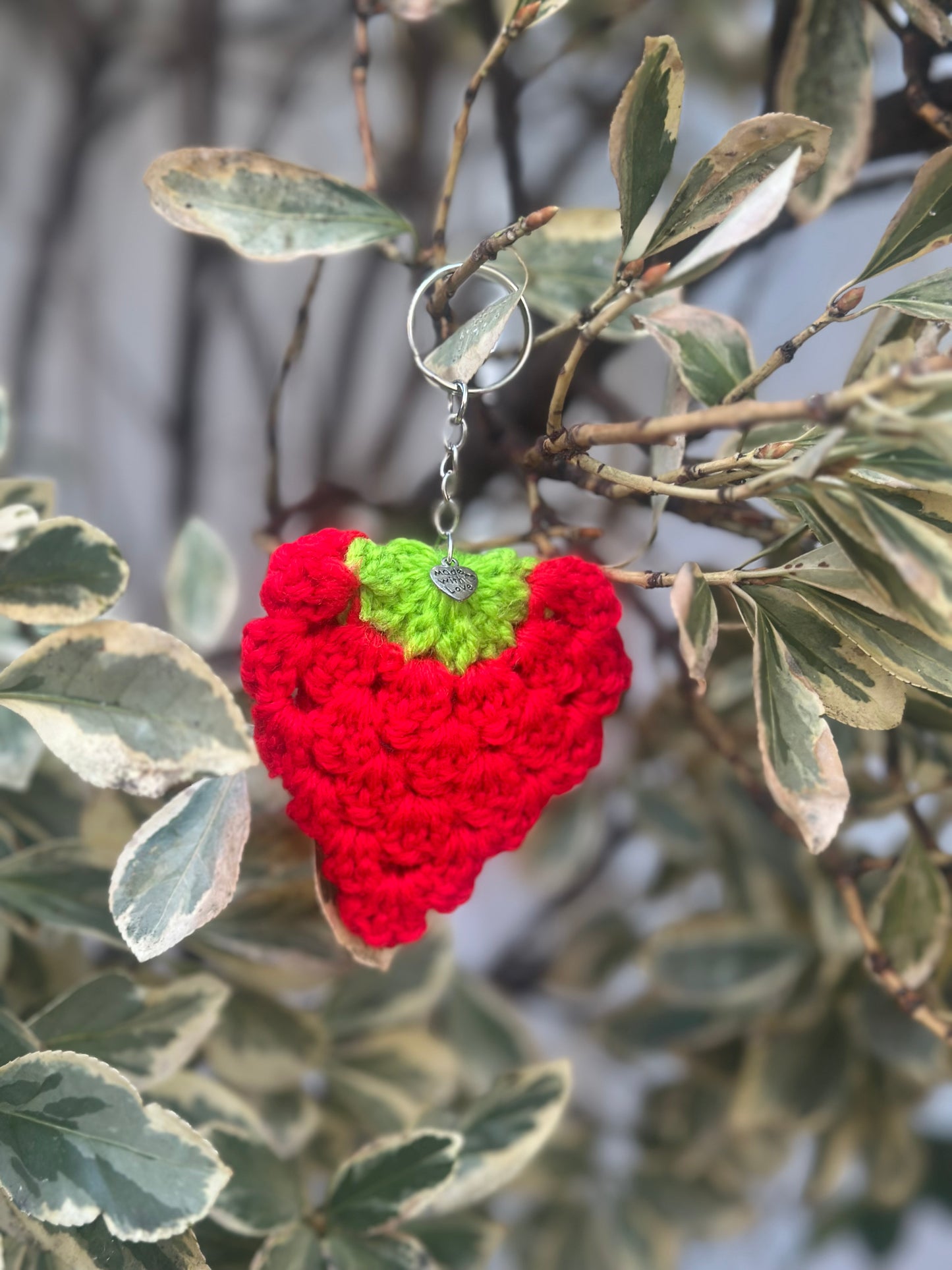 Crochet Red Keychains