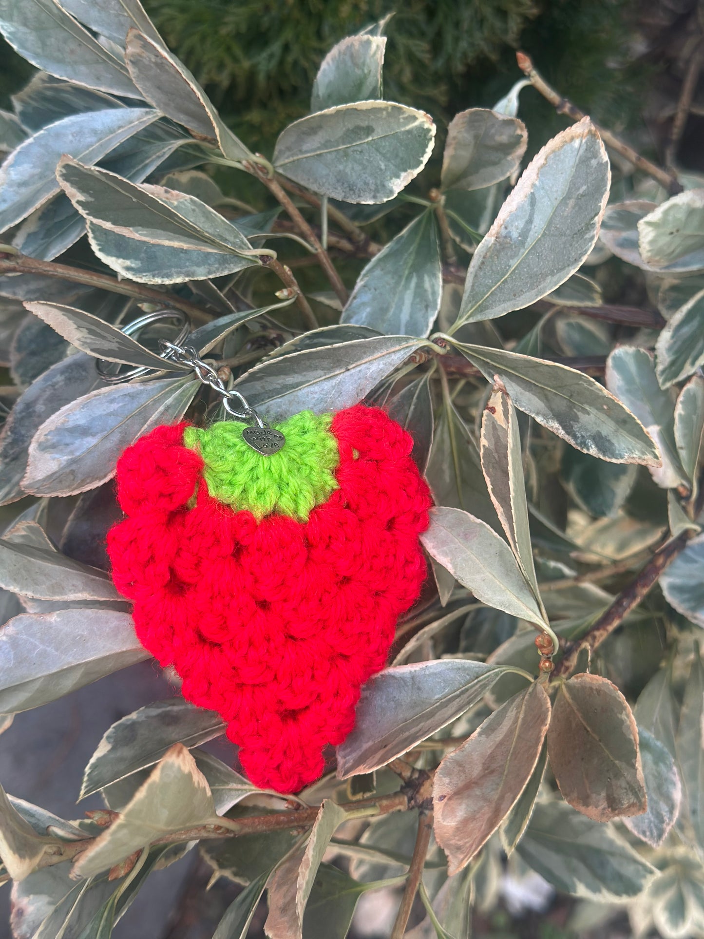Crochet Red Keychains