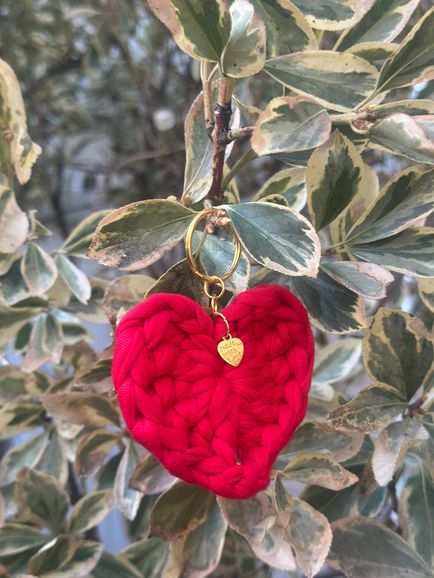 Crochet Red Keychains