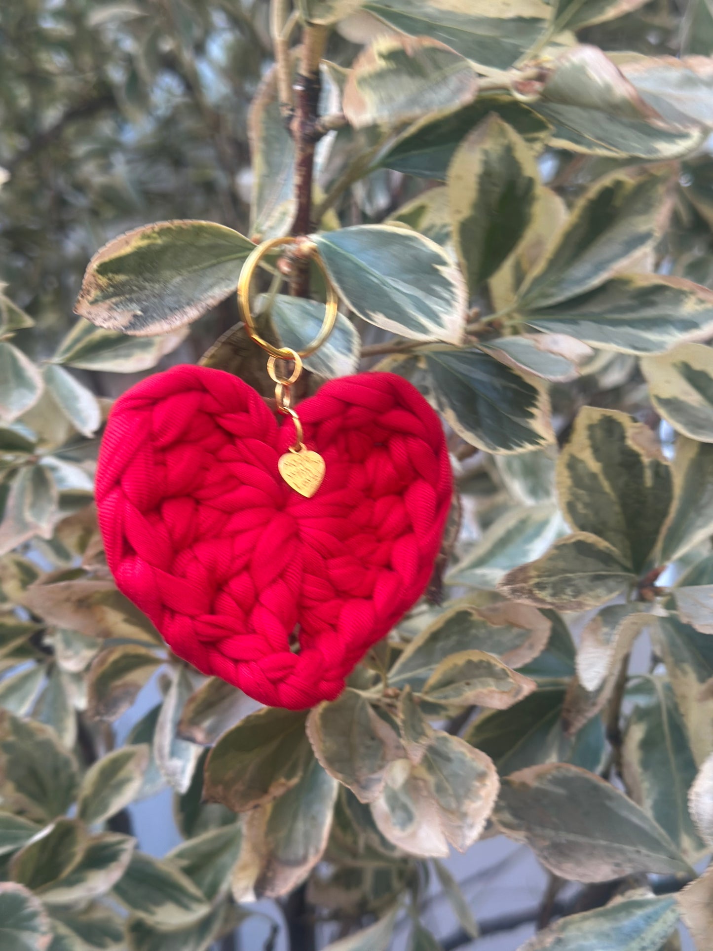 Crochet Red Keychains