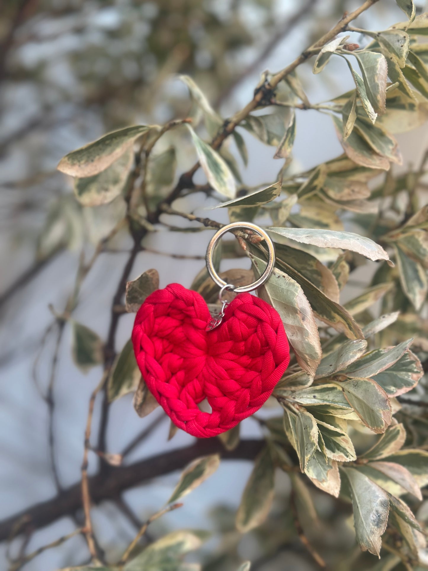 Crochet Red Keychains