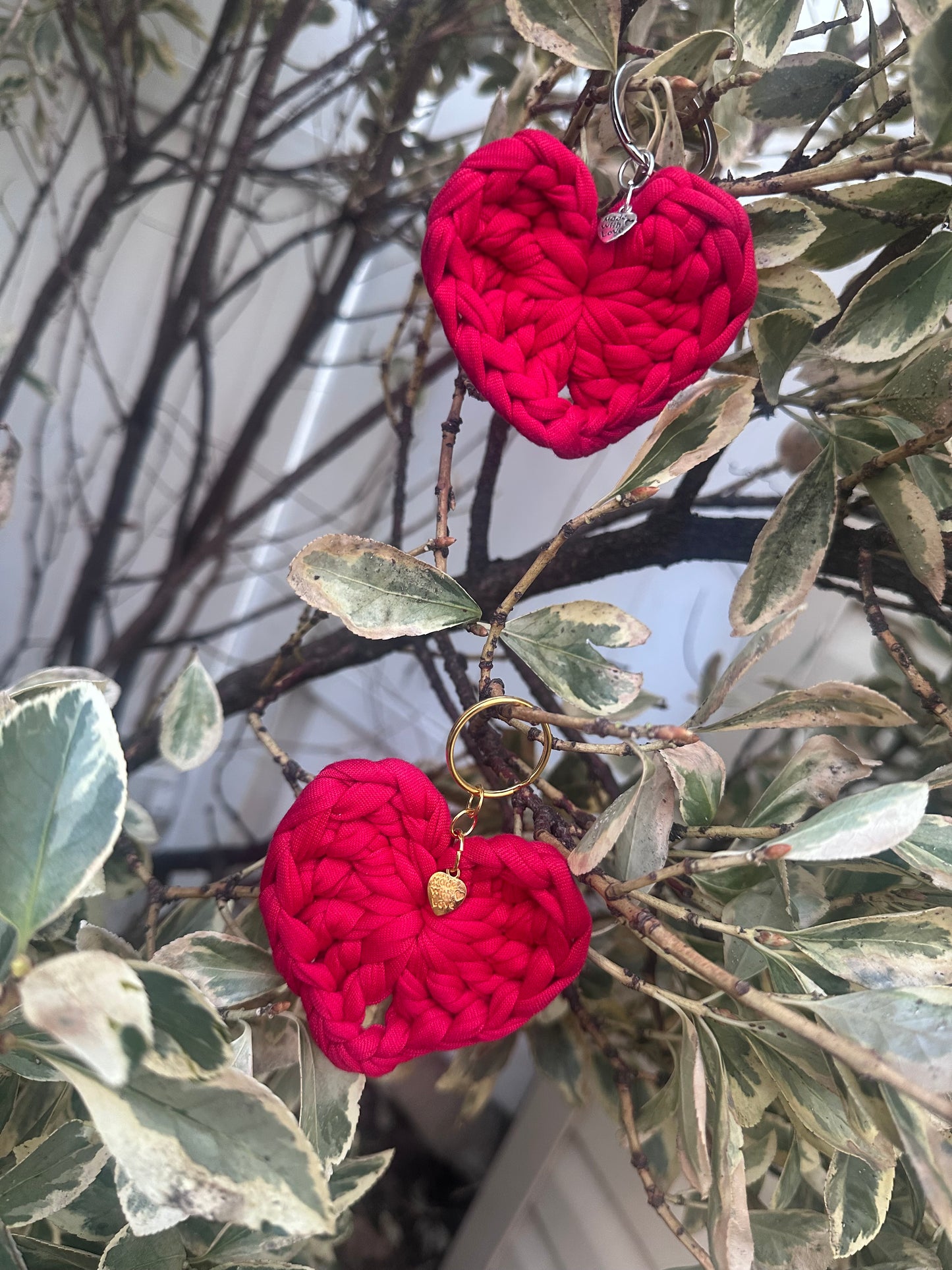 Crochet Red Keychains