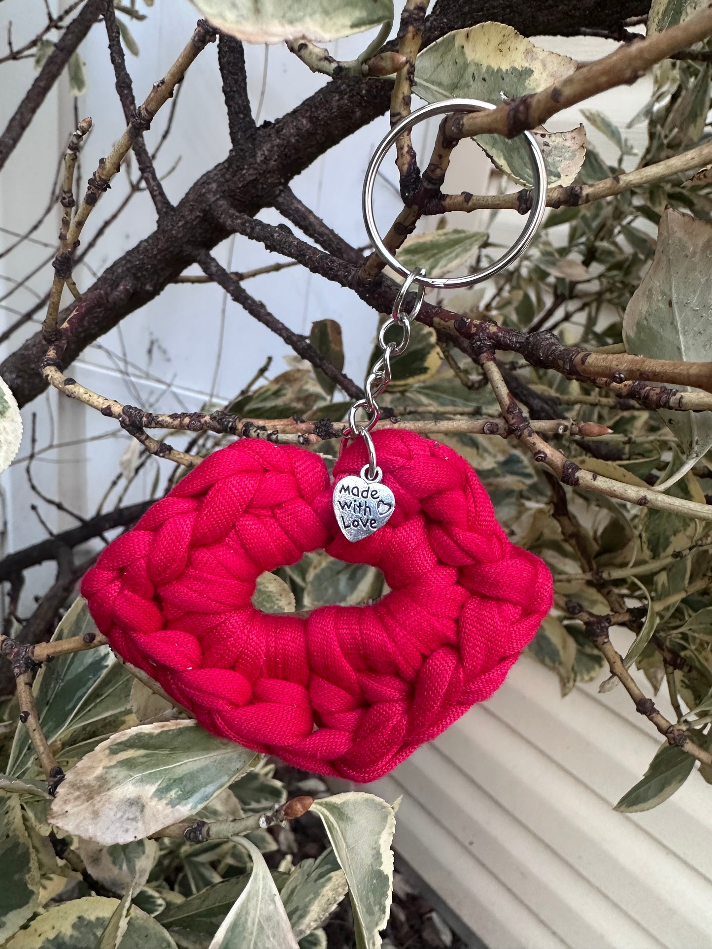 Crochet Red Keychains
