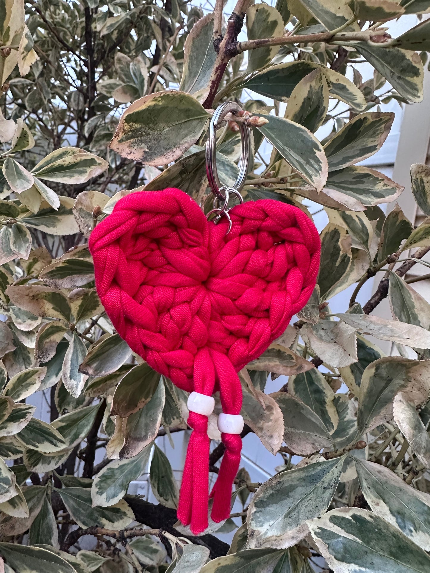 Crochet Red Keychains