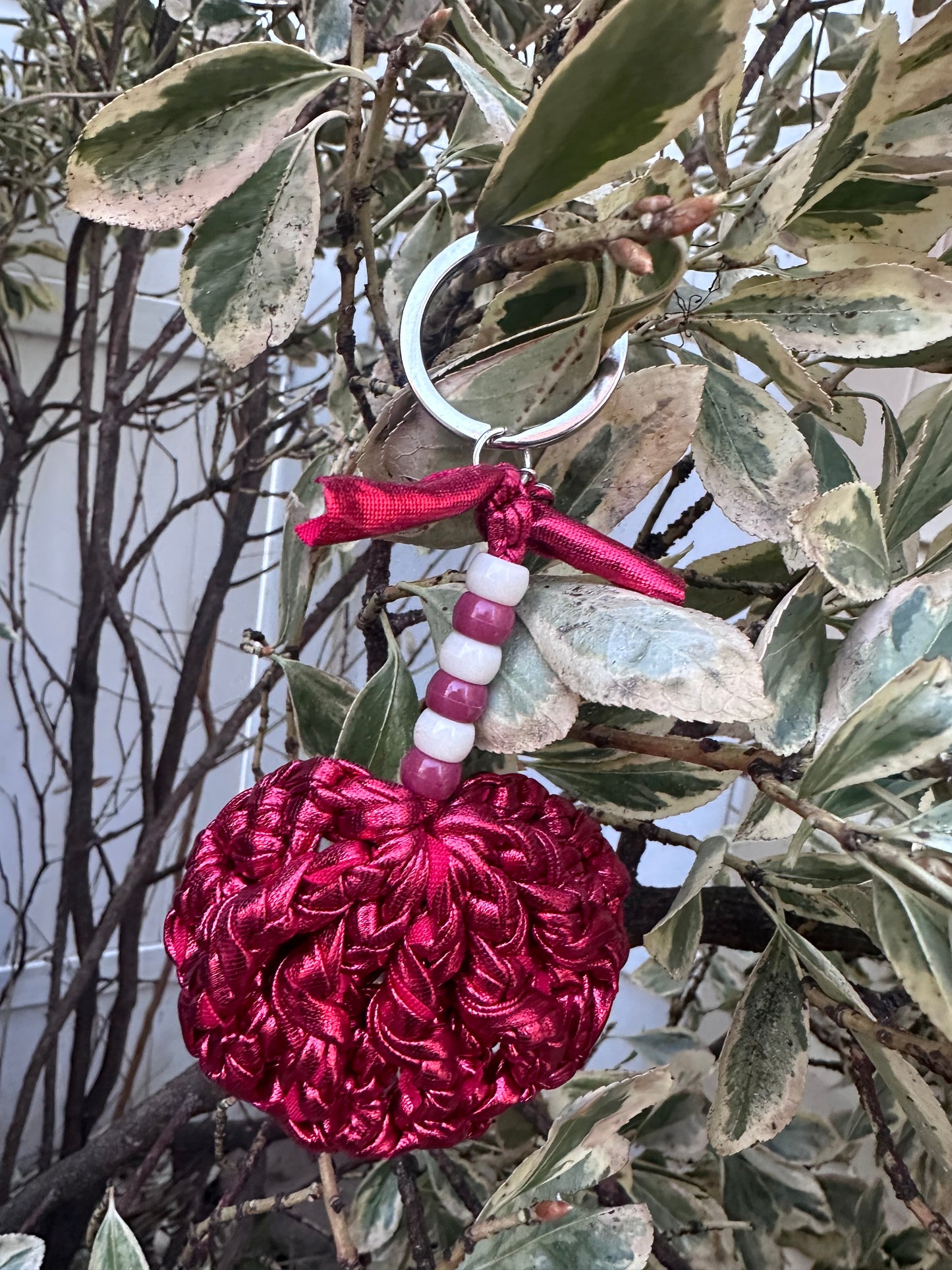 Crochet Red Keychains