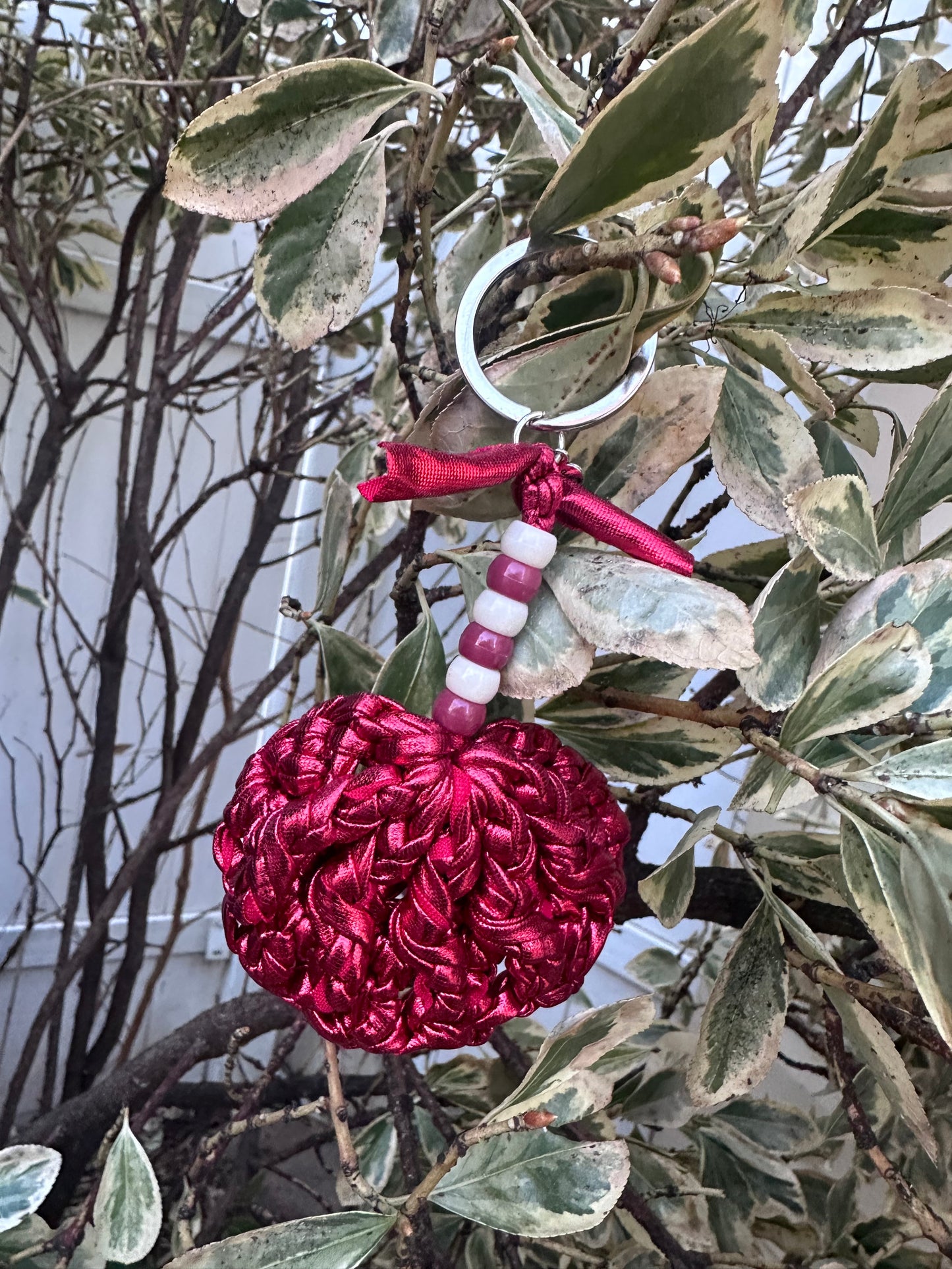 Crochet Red Keychains