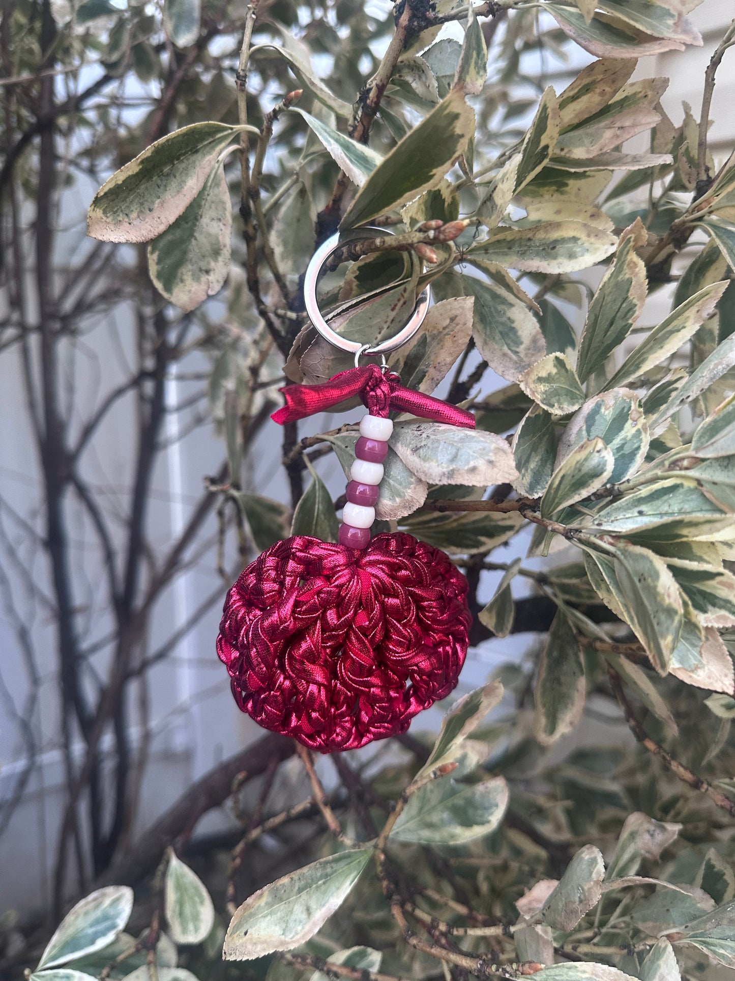 Crochet Red Keychains