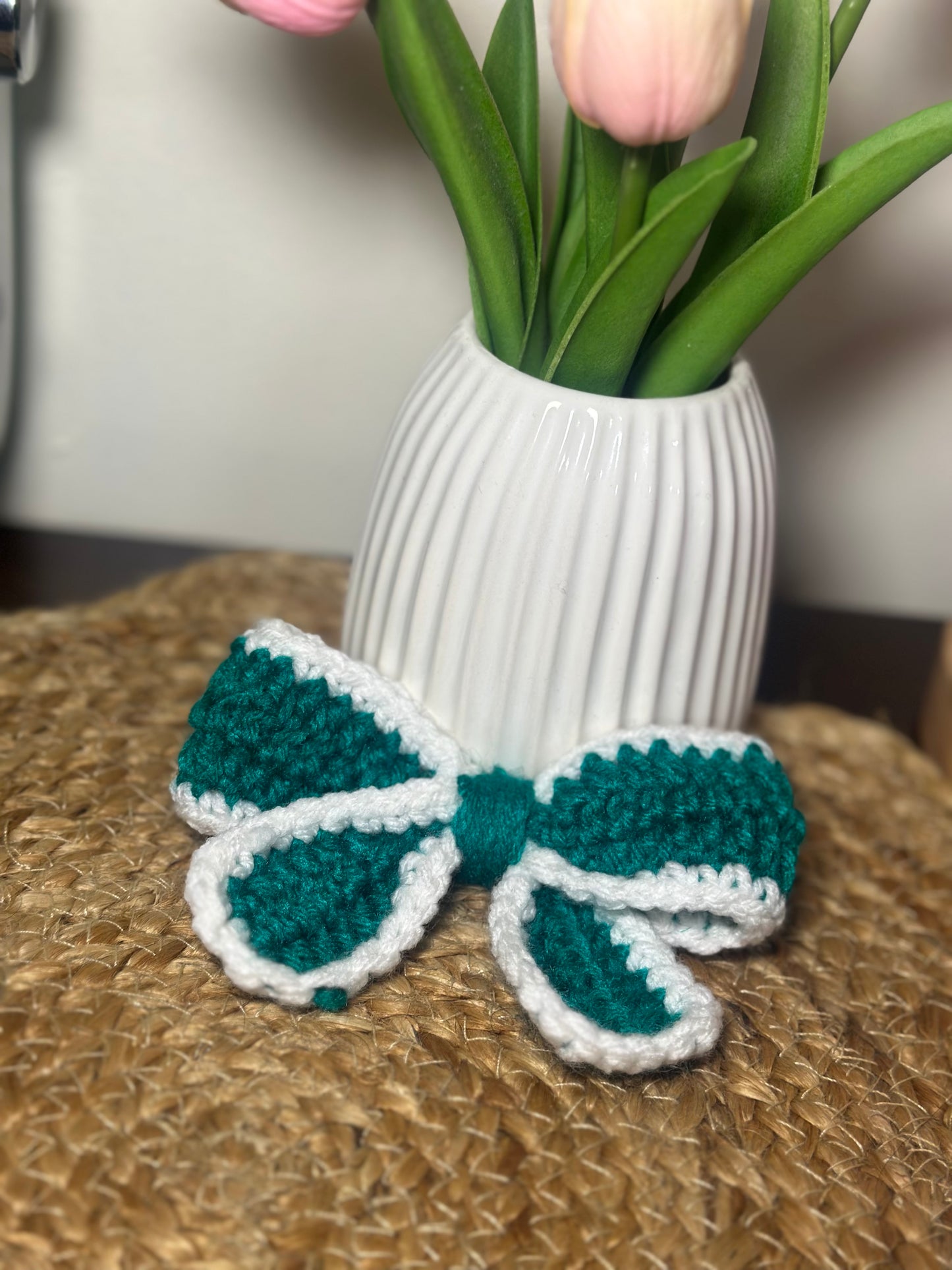 Crochet Bow Clips