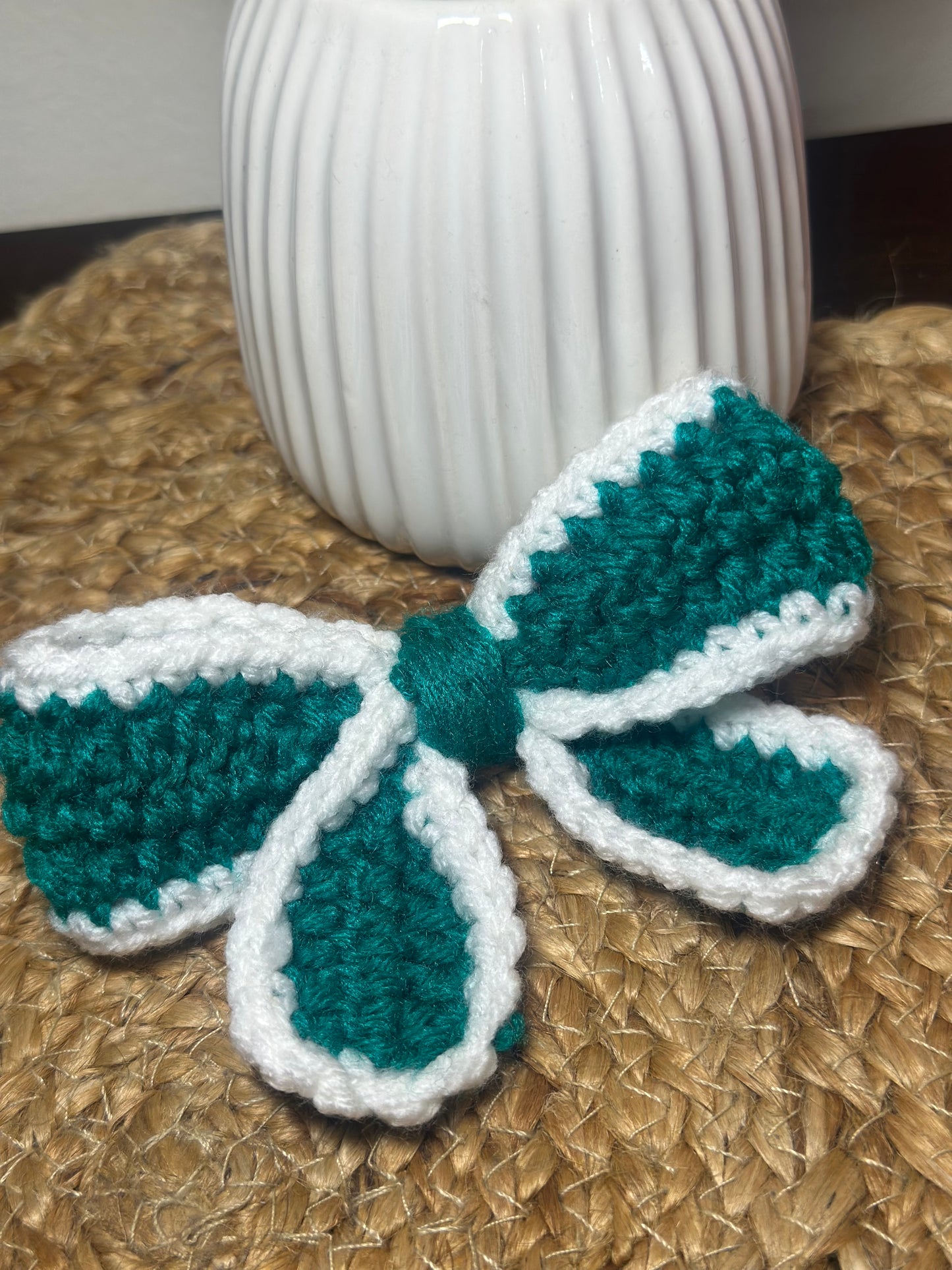 Crochet Bow Clips