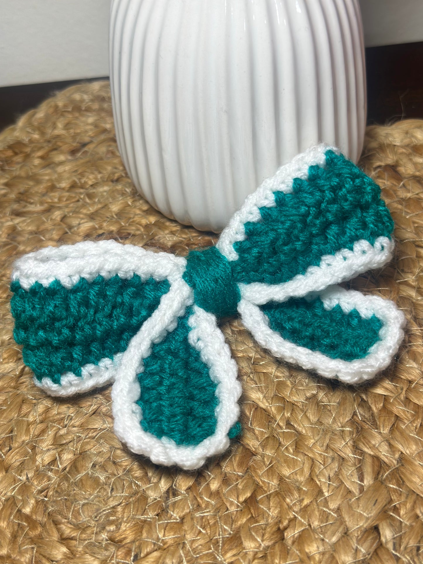 Crochet Bow Clips