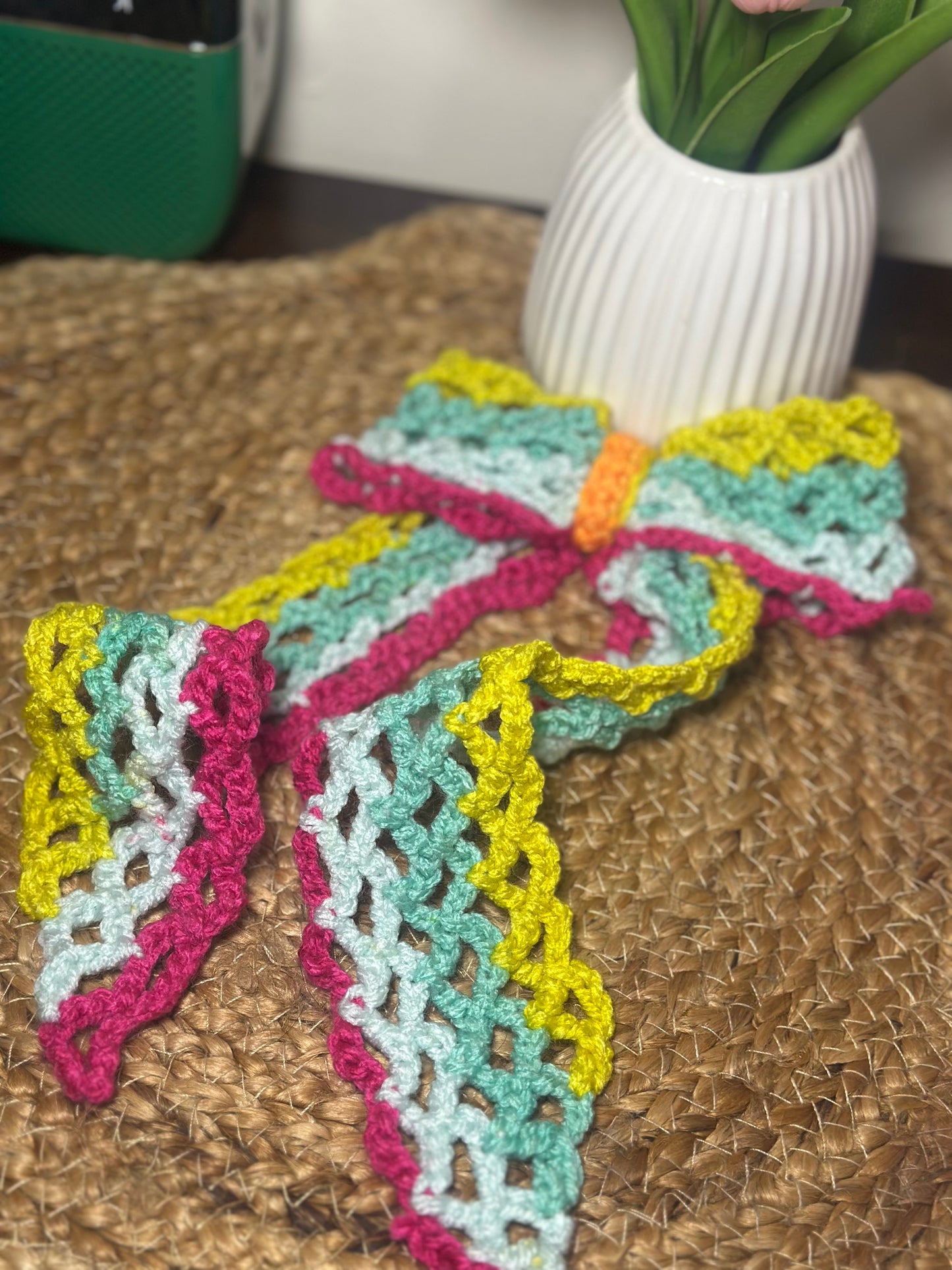 Crochet Bow Clips