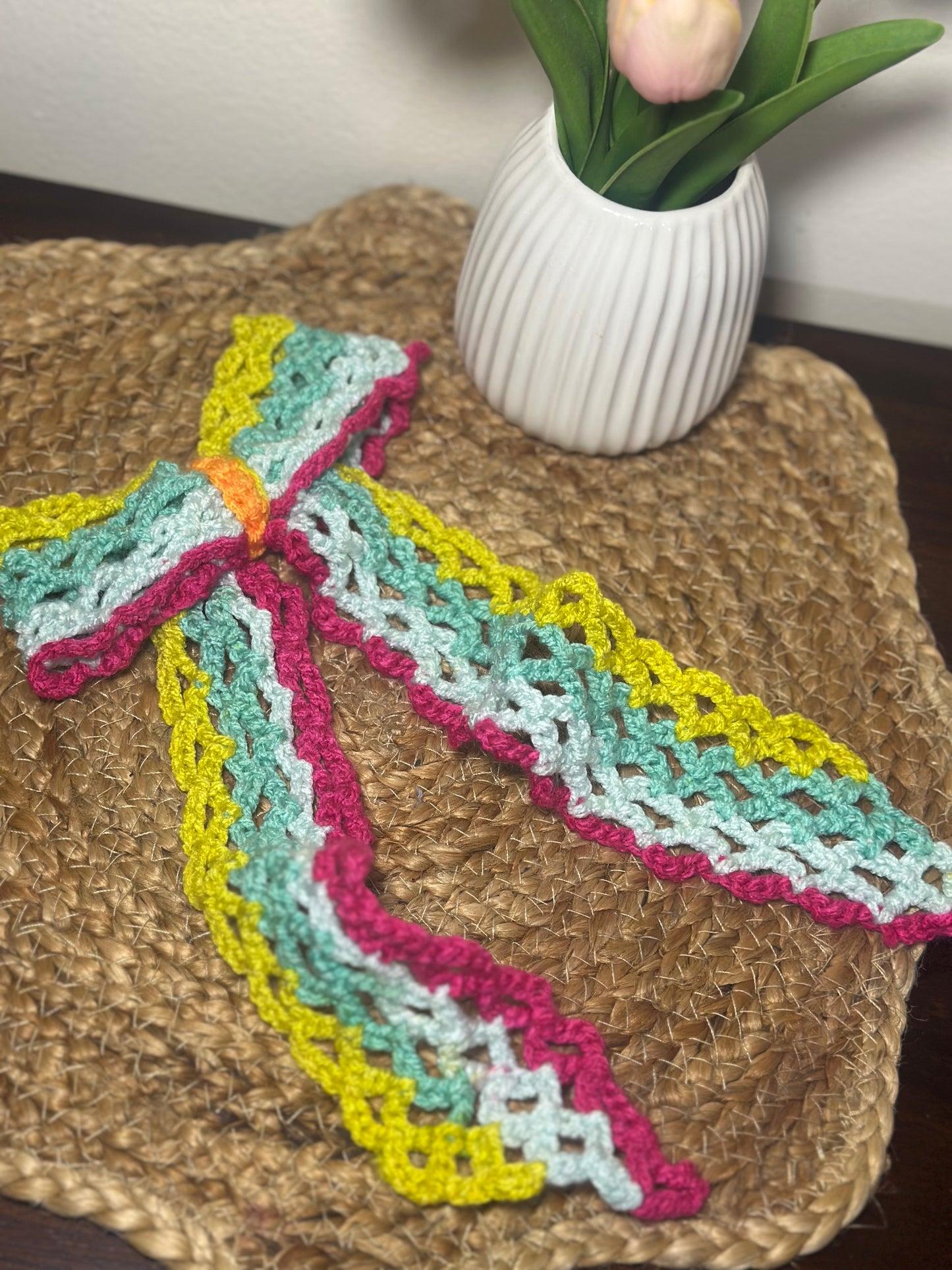 Crochet Bow Clips