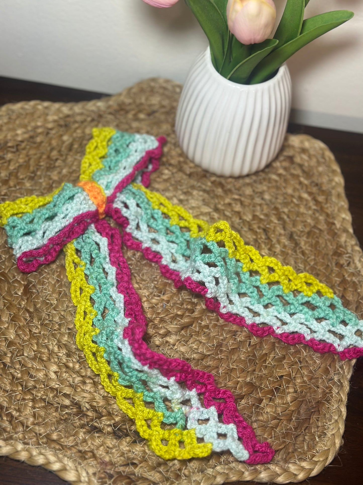 Crochet Bow Clips