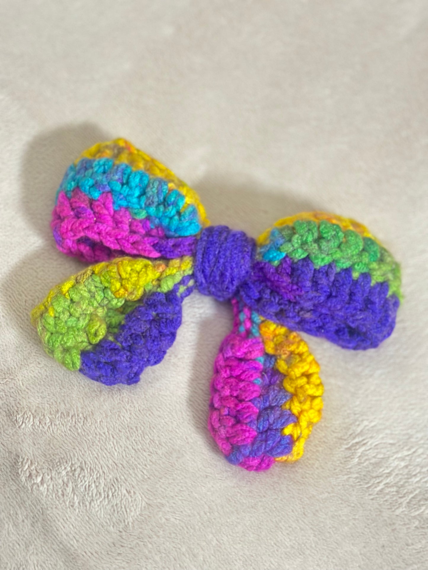 Crochet Bow Clips