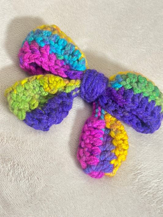 Crochet Bow Clips