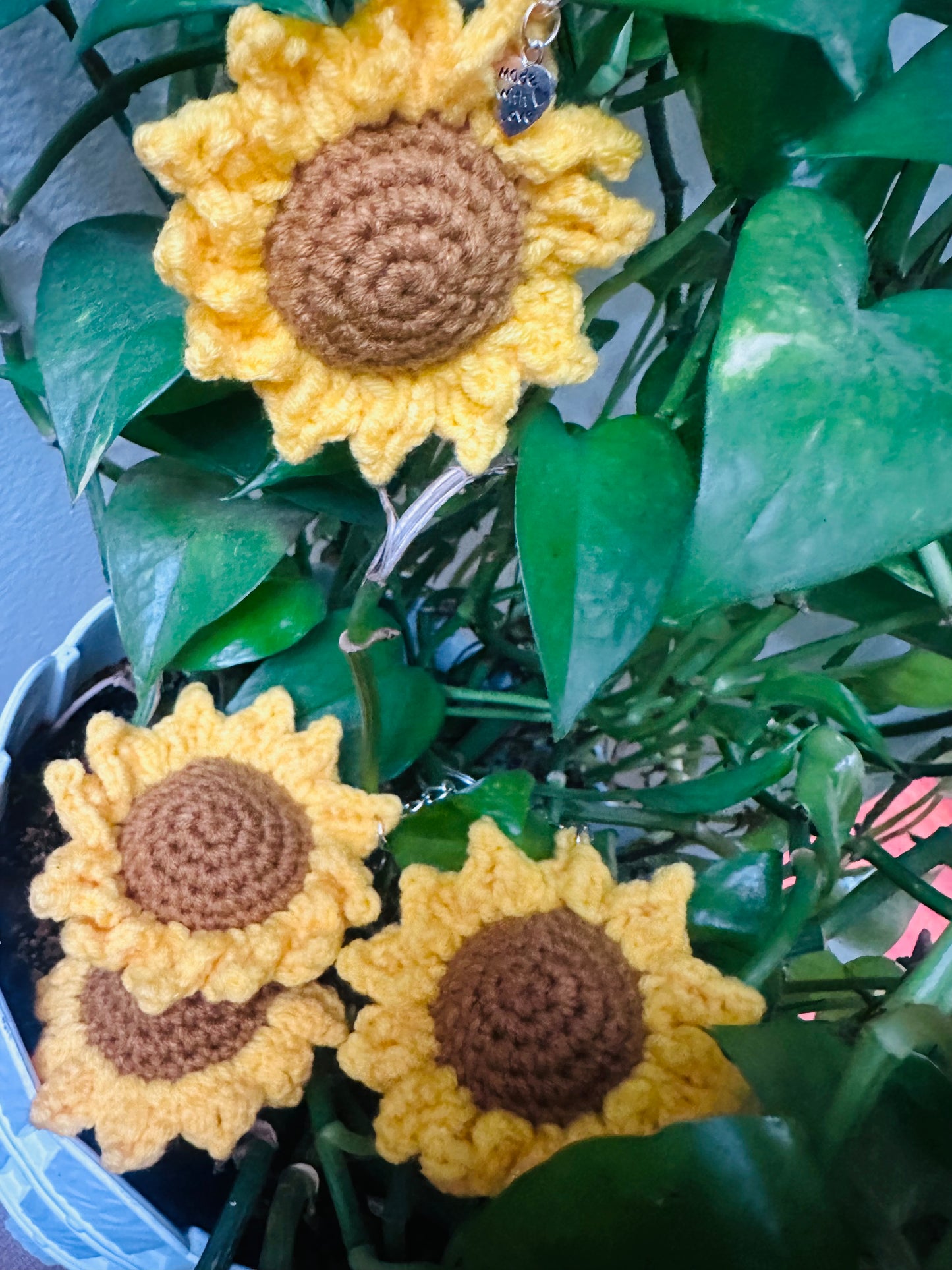Sunflower Keychains