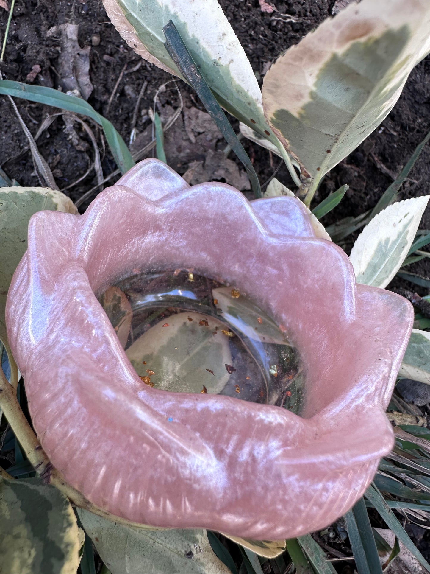 Handmade Resin Candle Holders