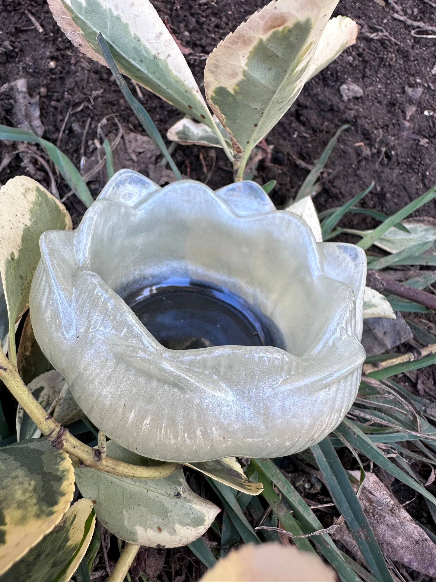 Handmade Resin Candle Holders