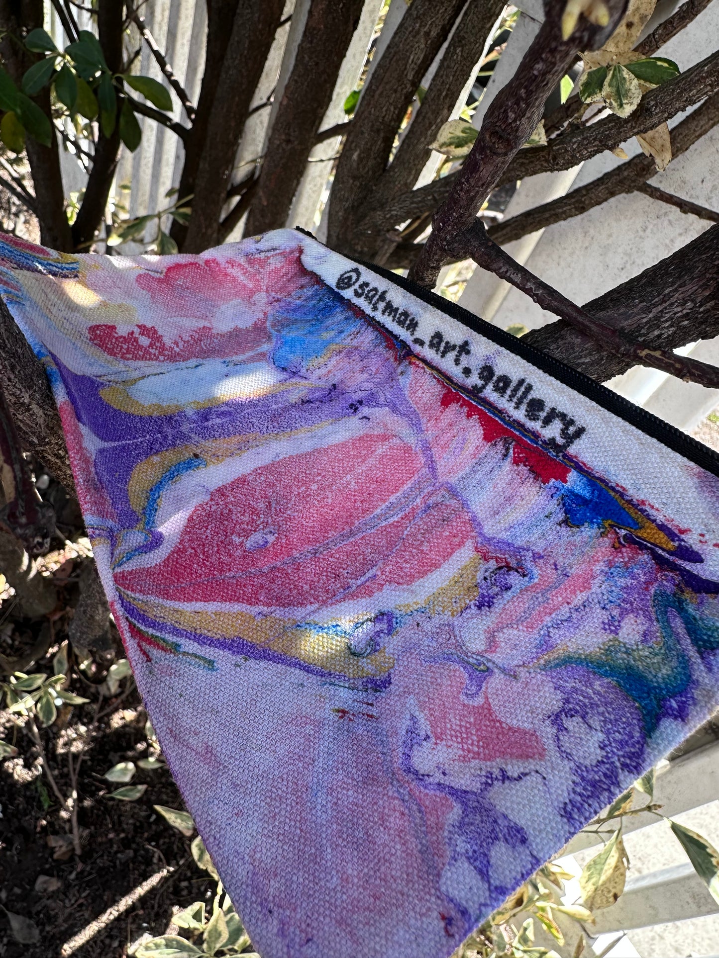 Hand-Painted Canvas Pouches