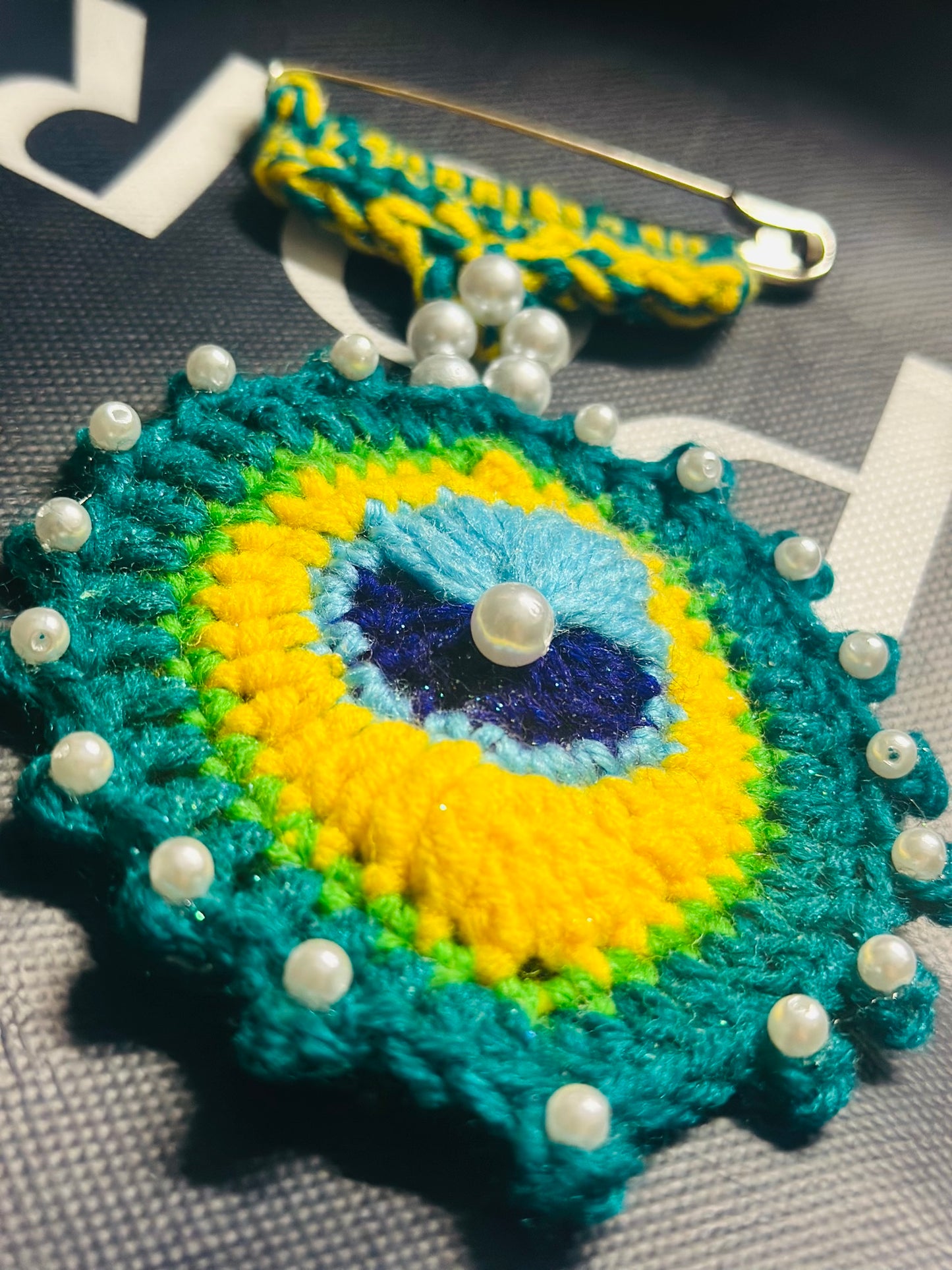 Crochet MorPankh Brooch