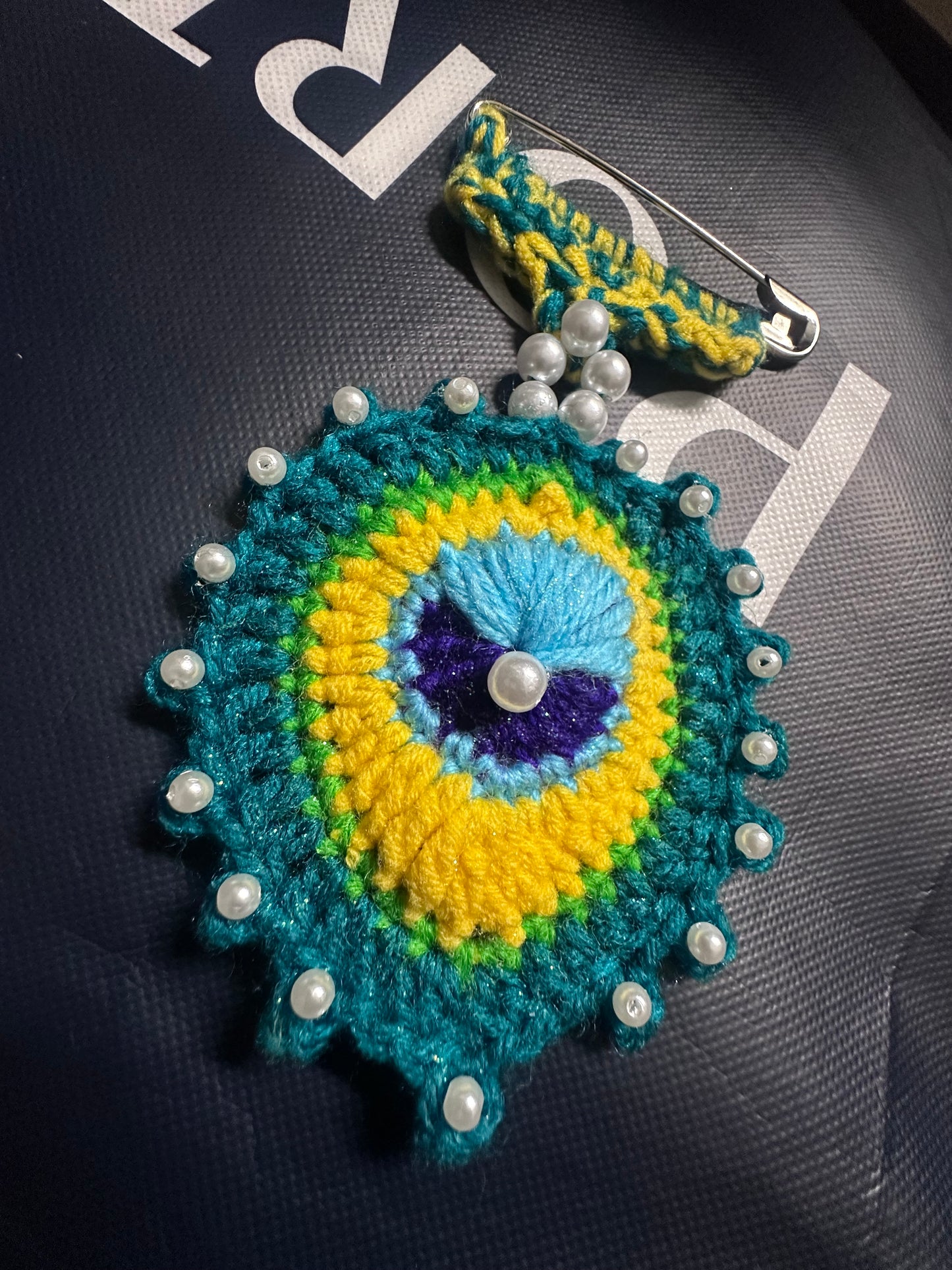 Crochet MorPankh Brooch