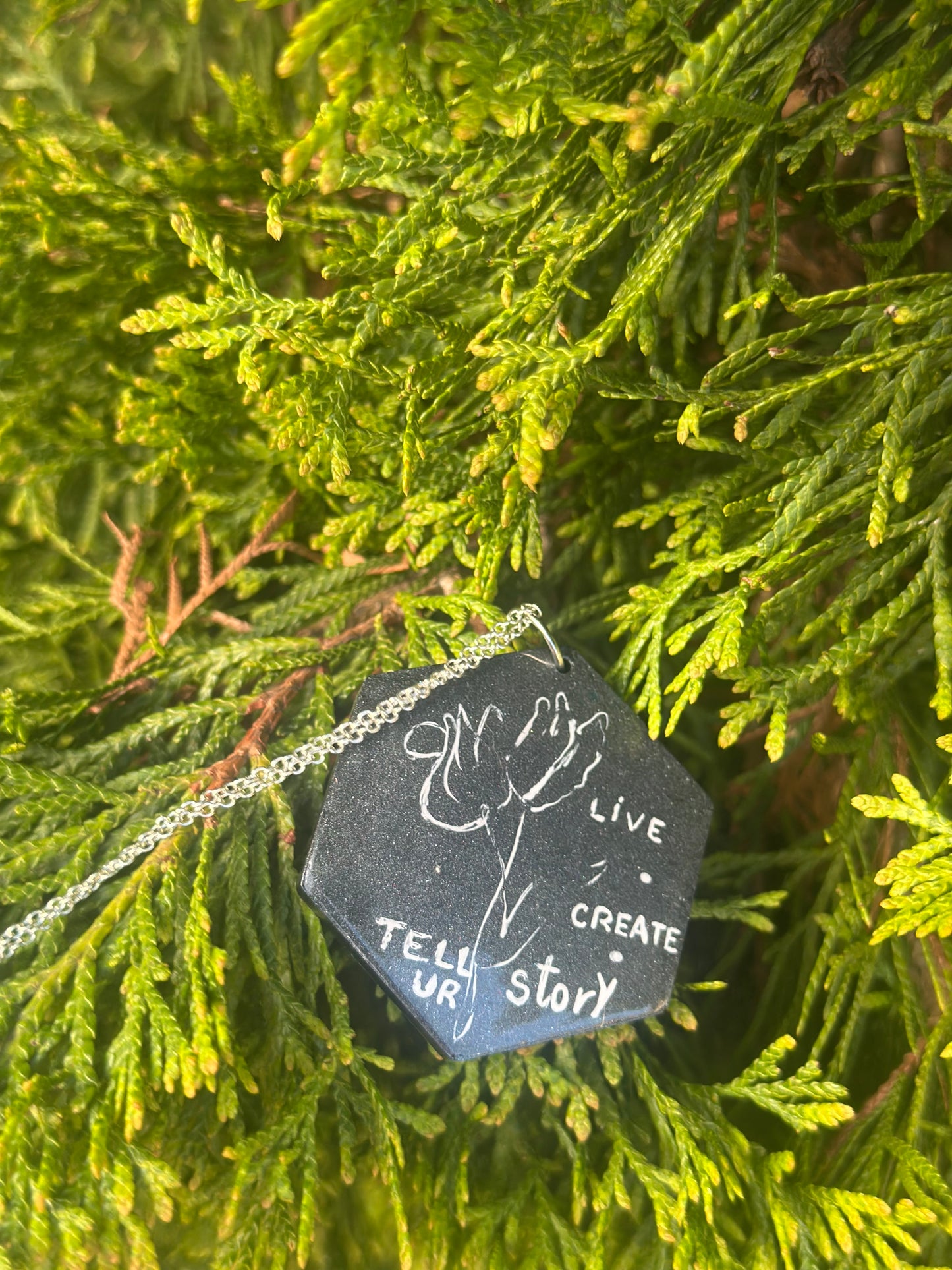 Wear Your Story- Resin Pendants