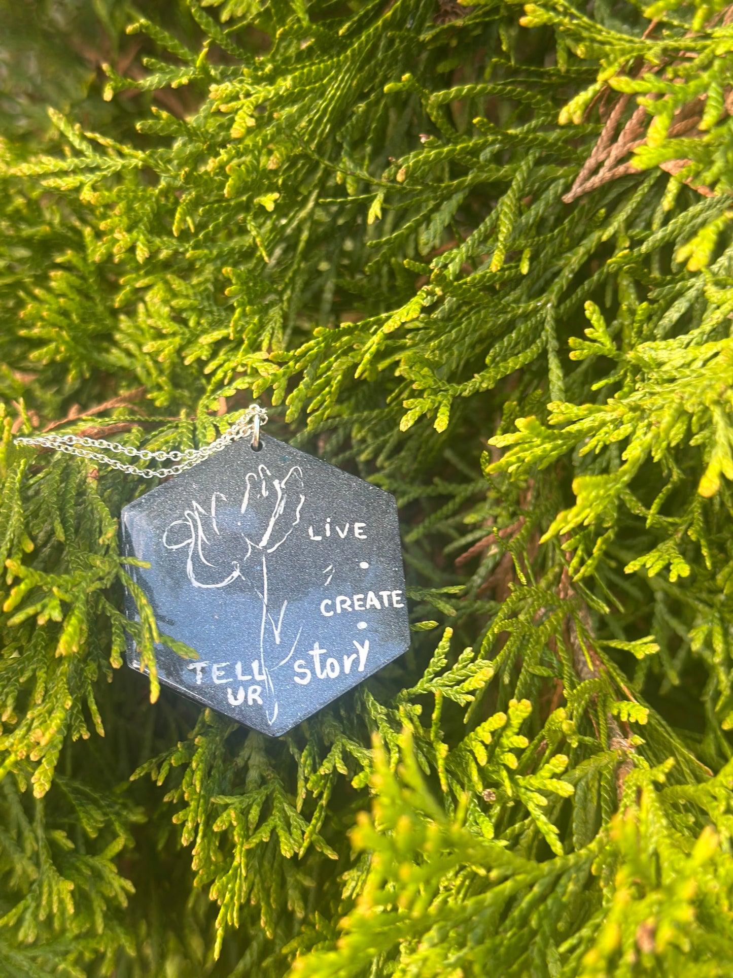 Wear Your Story- Resin Pendants